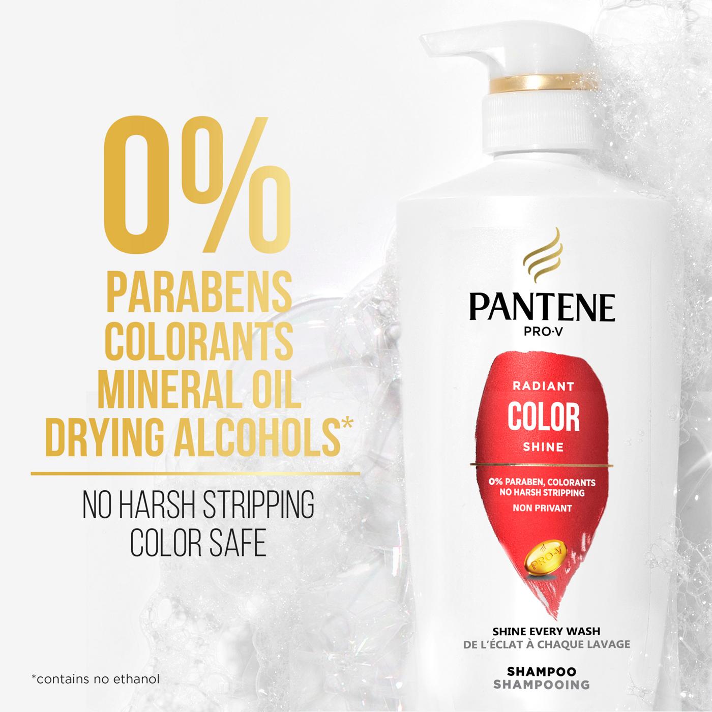 Pantene Pro-V Radiant Color Shine Shampoo; image 3 of 10