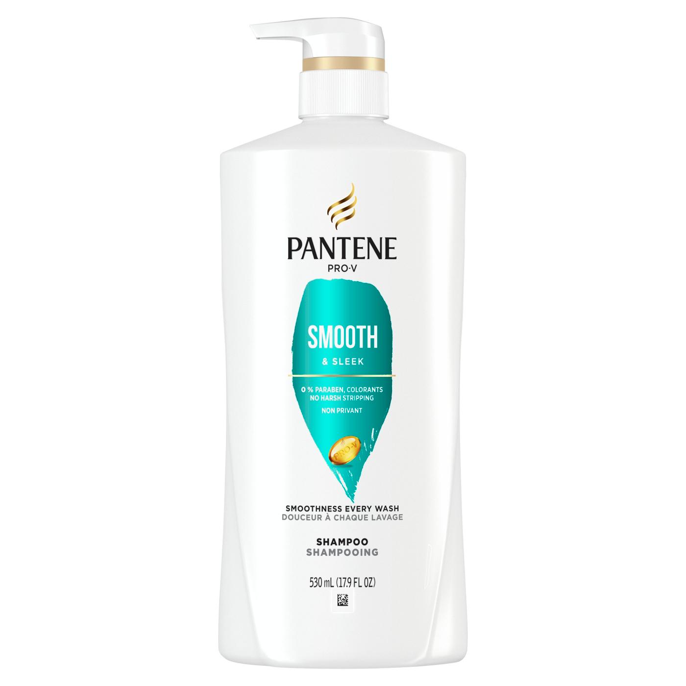 Pantene Pro-V Smooth & Sleek Shampoo; image 1 of 10