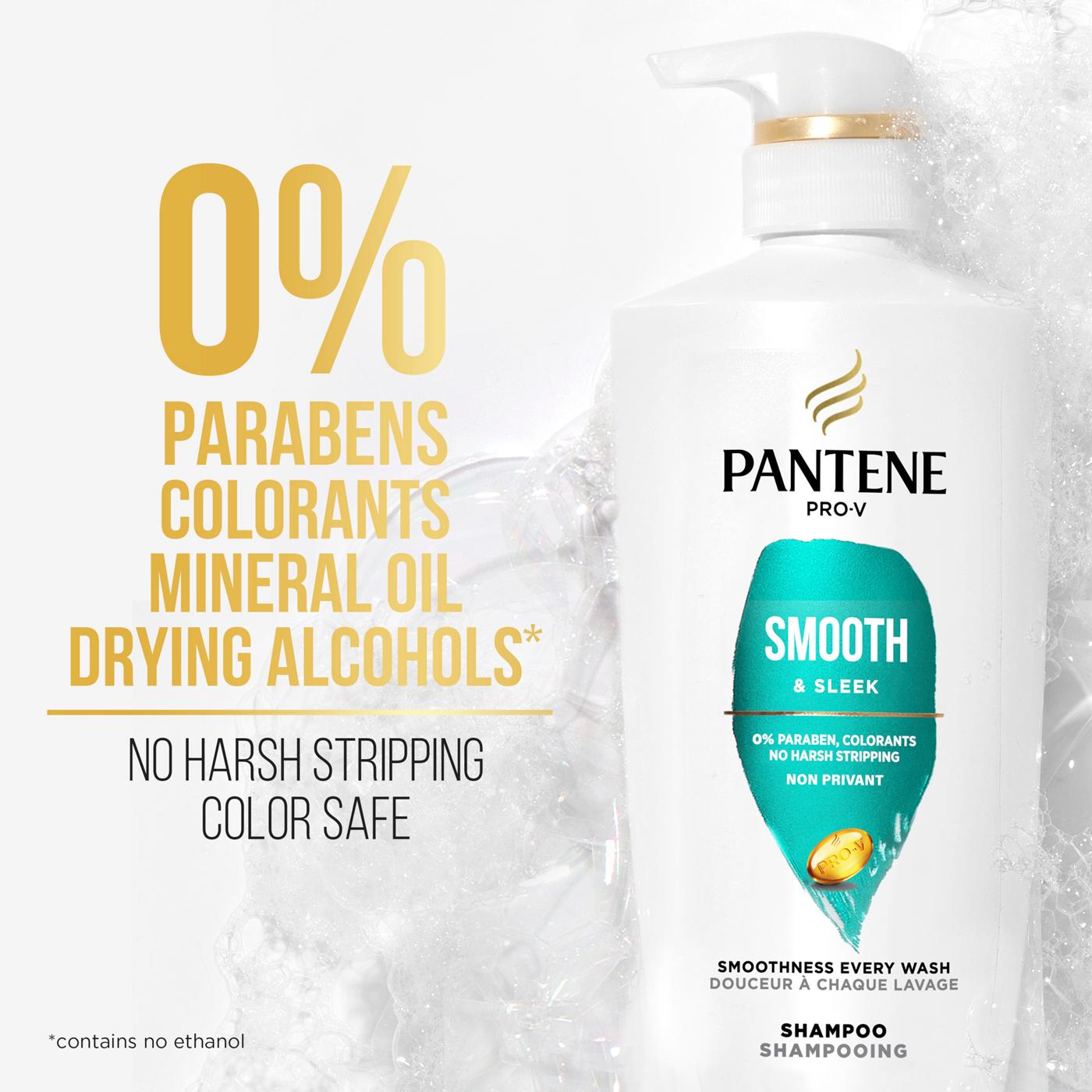 Pantene Pro-V Smooth & Sleek Shampoo; image 7 of 10