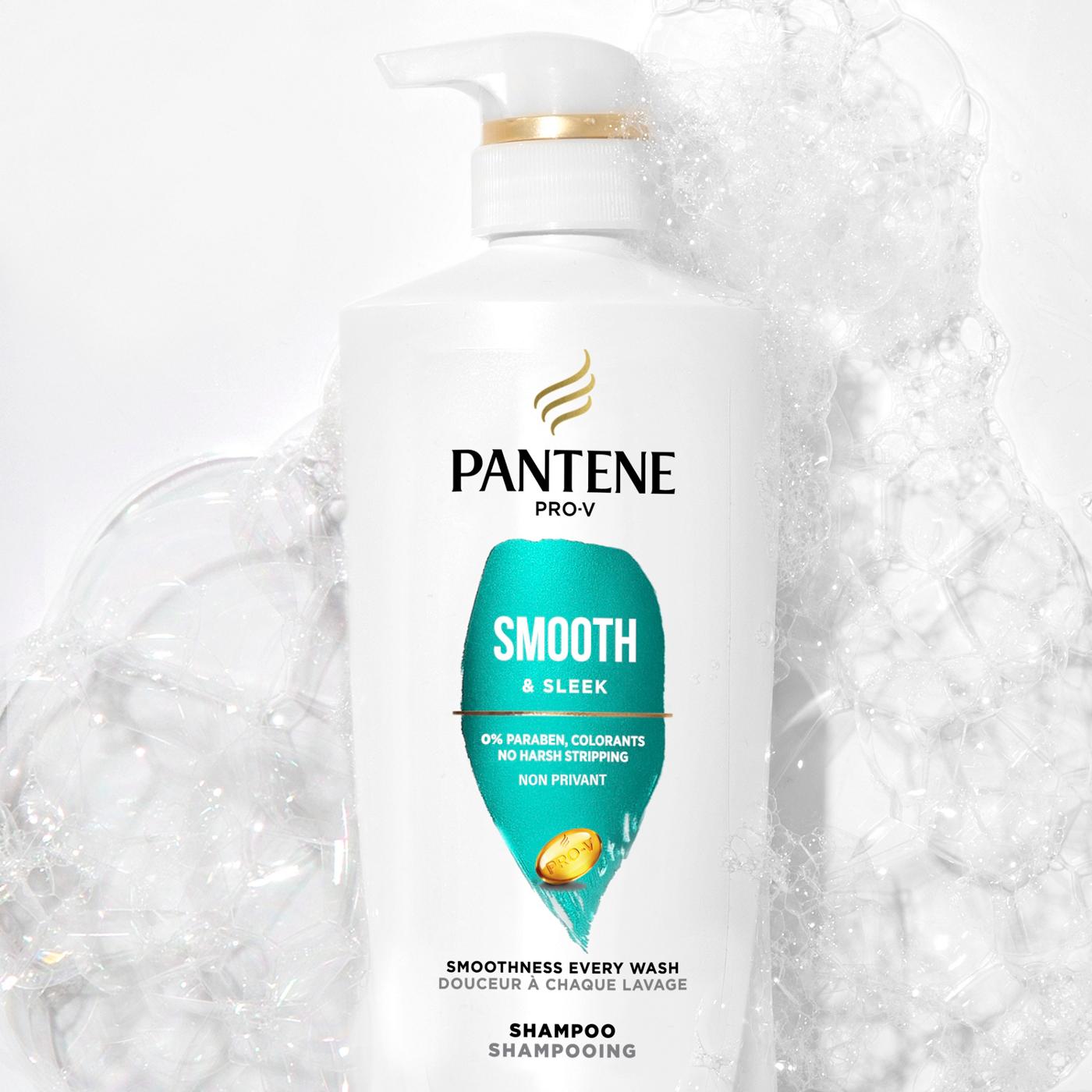 Pantene Pro-V Smooth & Sleek Shampoo; image 9 of 10