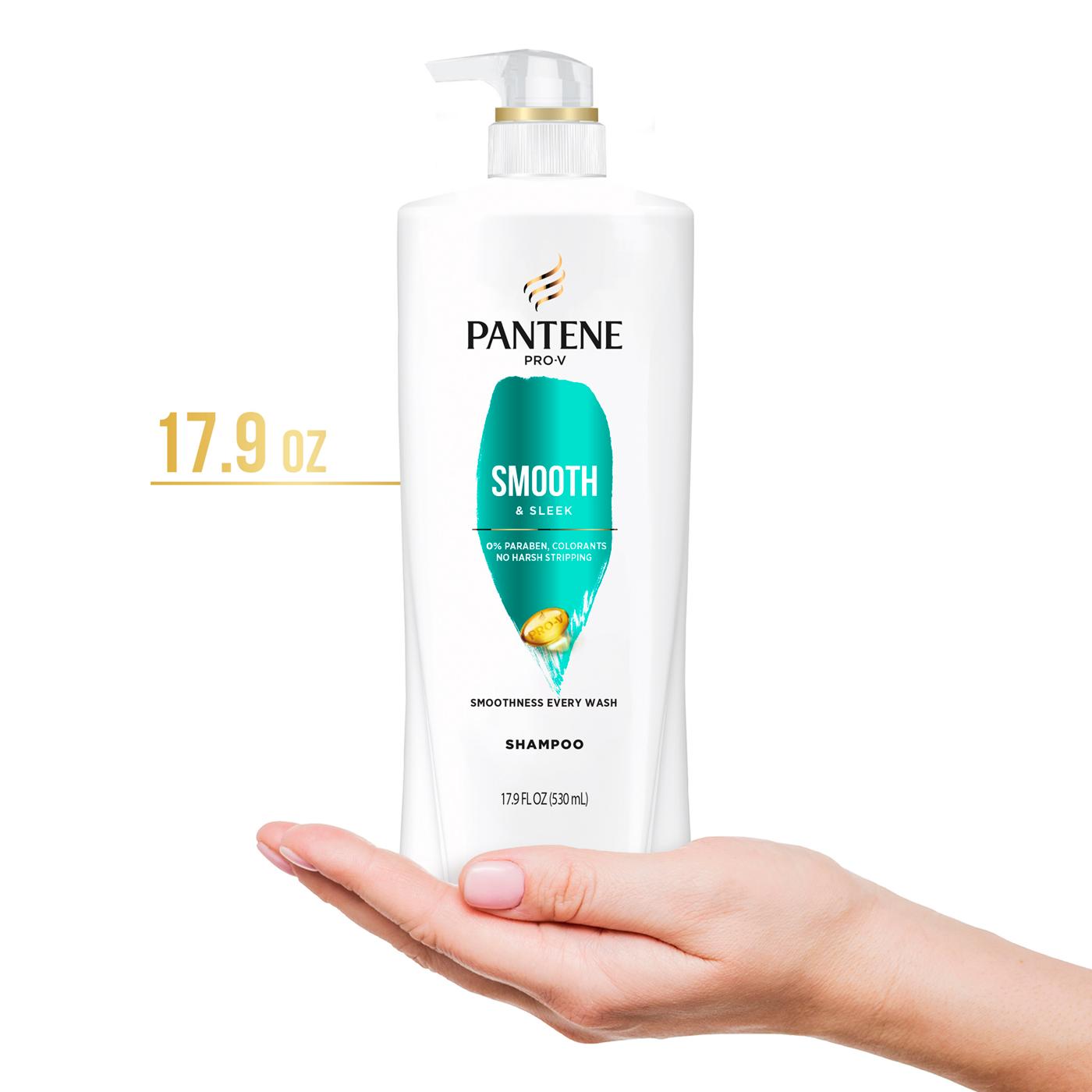 Pantene Pro-V Smooth & Sleek Shampoo; image 9 of 10