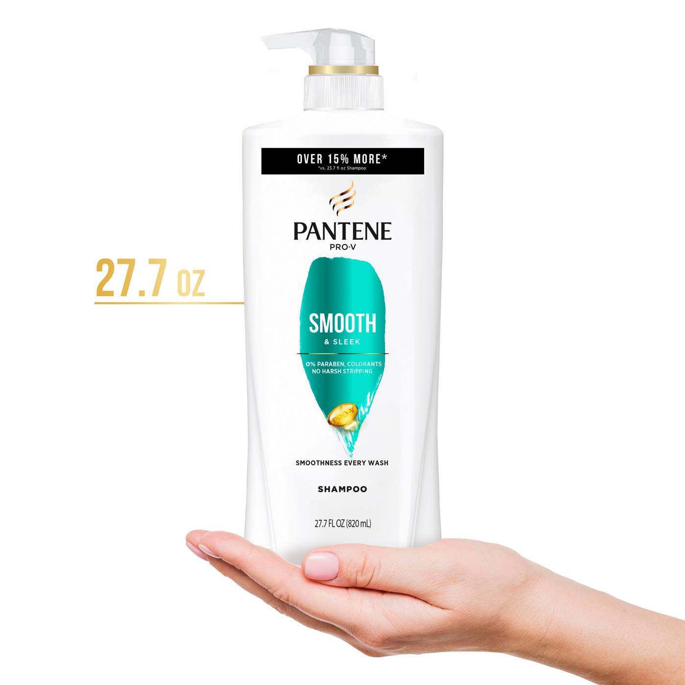 Pantene Pro-V Smooth & Sleek Shampoo; image 4 of 10