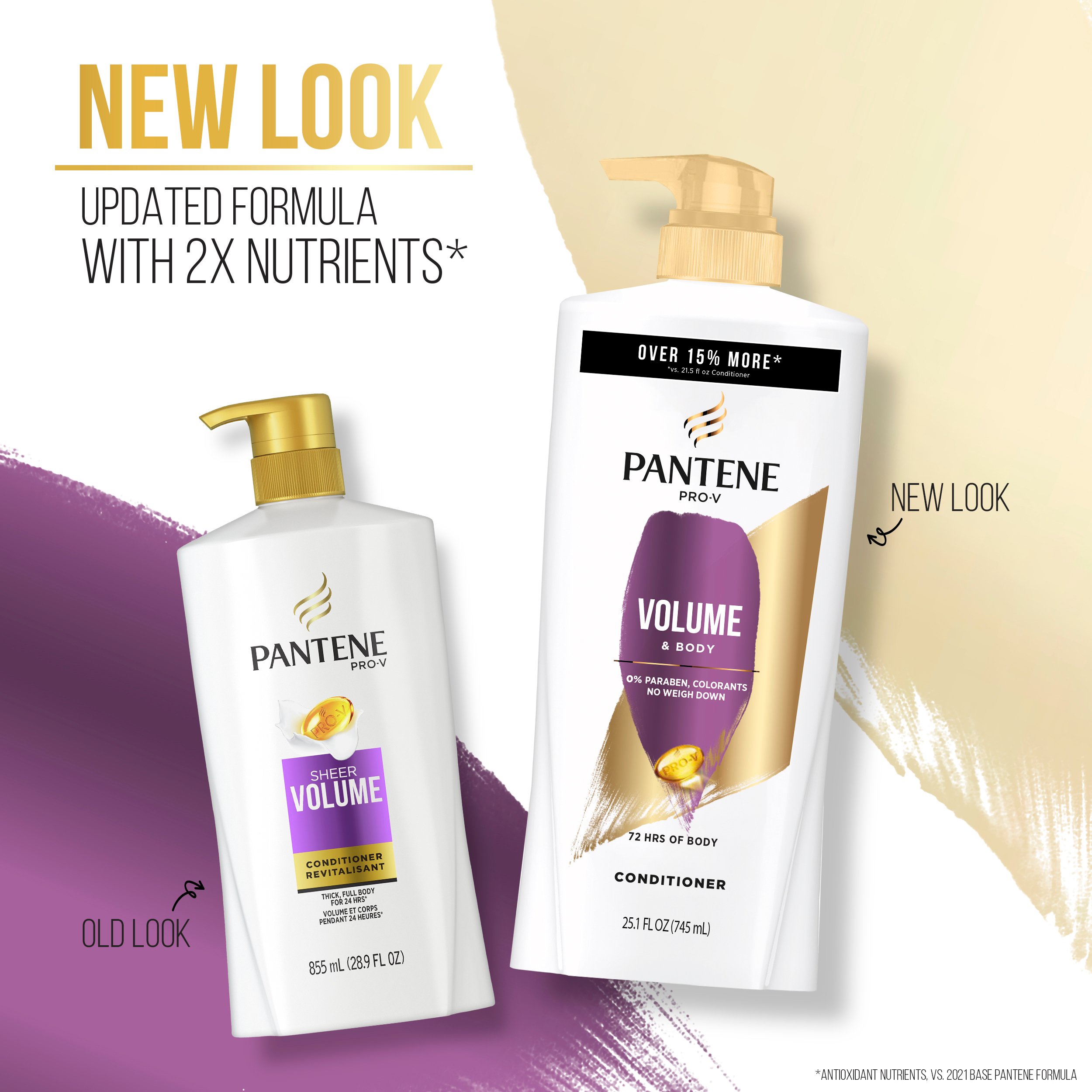 PANTENE PRO-V Volume & Body Shampoo + Conditioner, 2 pk - Fry's Food Stores