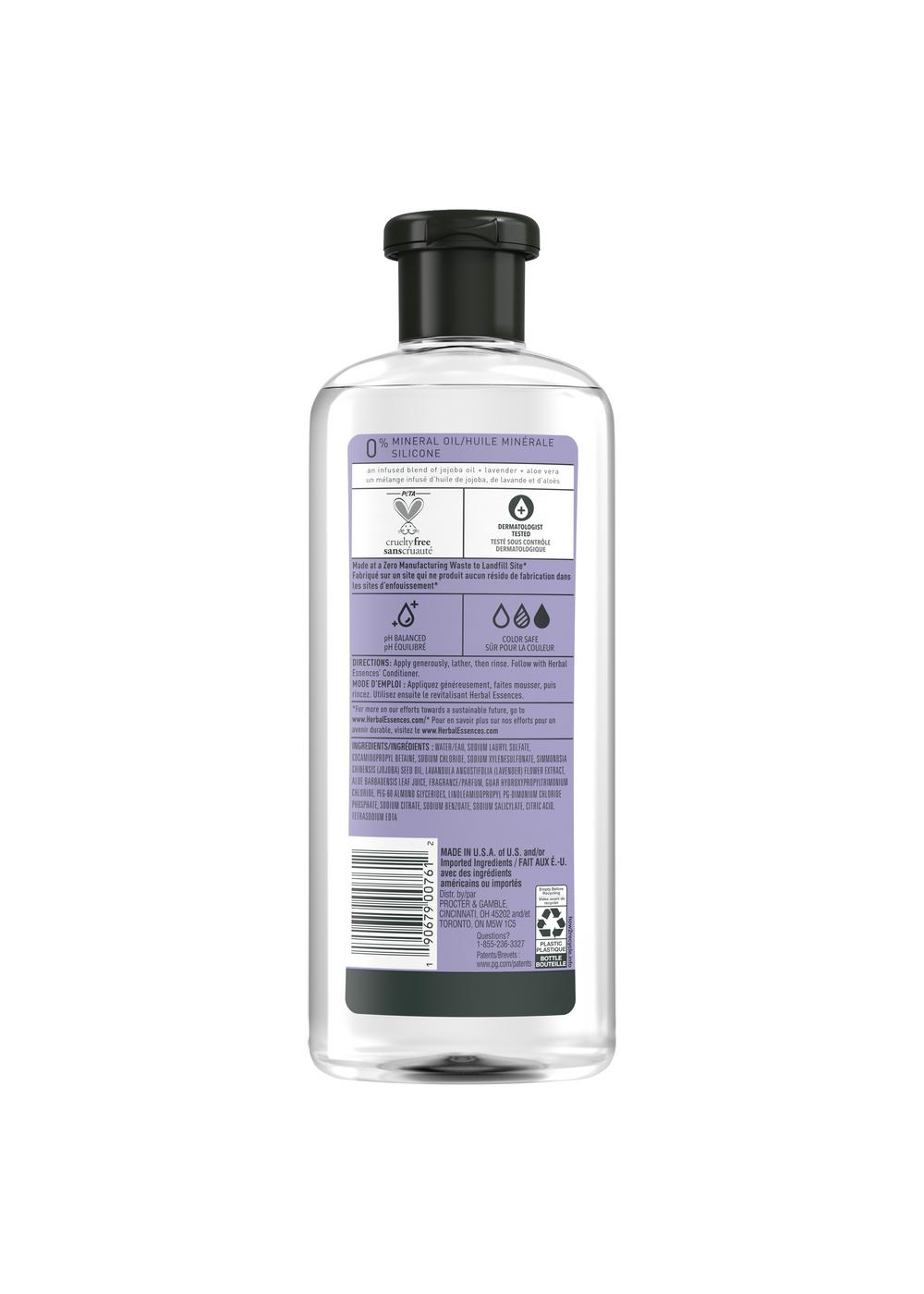 Herbal Essences Jojoba Oil & Lavender Curls Shampoo; image 10 of 10