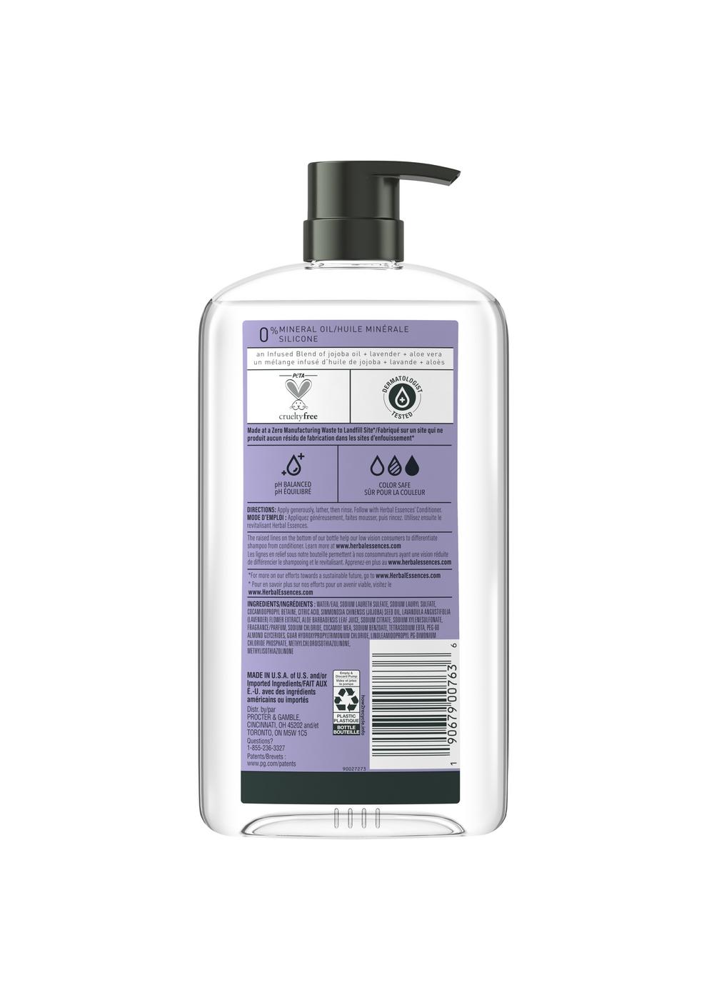 Herbal Essences Jojoba Oil & Lavender Curls Shampoo; image 4 of 4
