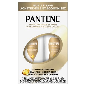Pantene Pro-V Daily Moisture Renewal Shampoo + Conditioner - Dual Pack, 22.4 oz