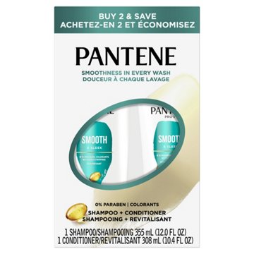 Pantene Pro-V Smooth & Sleek Shampoo + Conditioner