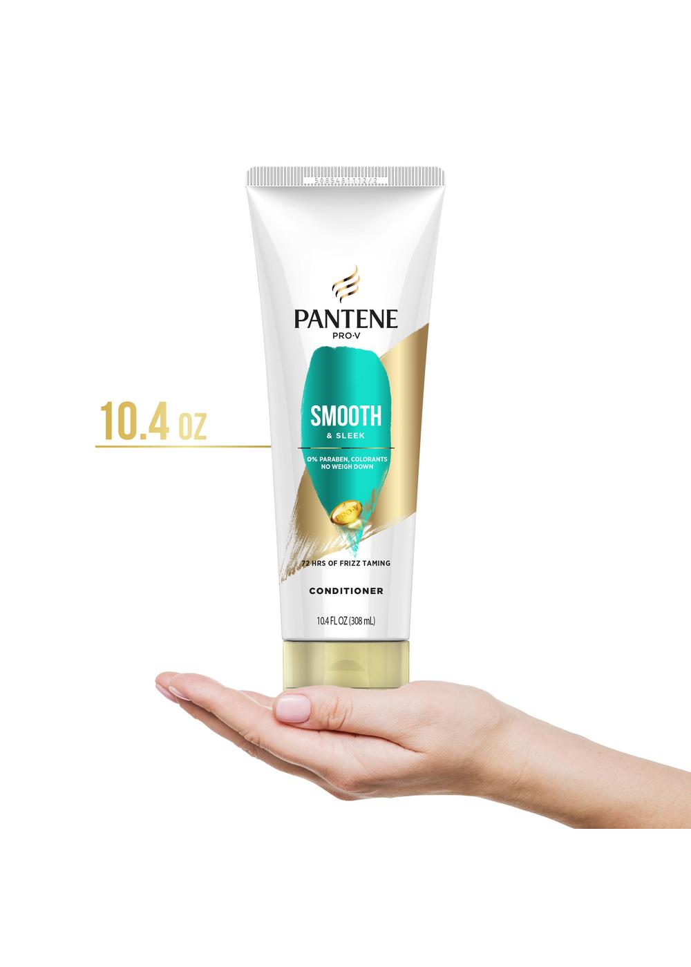 Pantene Pro-V Smooth & Sleek Shampoo + Conditioner; image 4 of 11