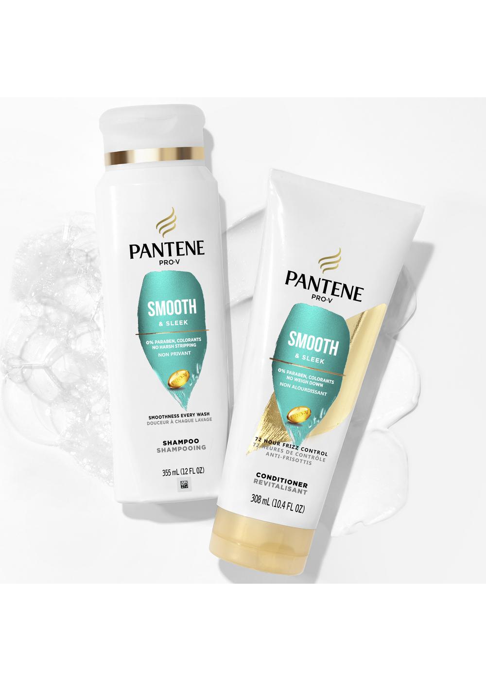 Pantene Pro-V Smooth & Sleek Shampoo + Conditioner; image 8 of 11