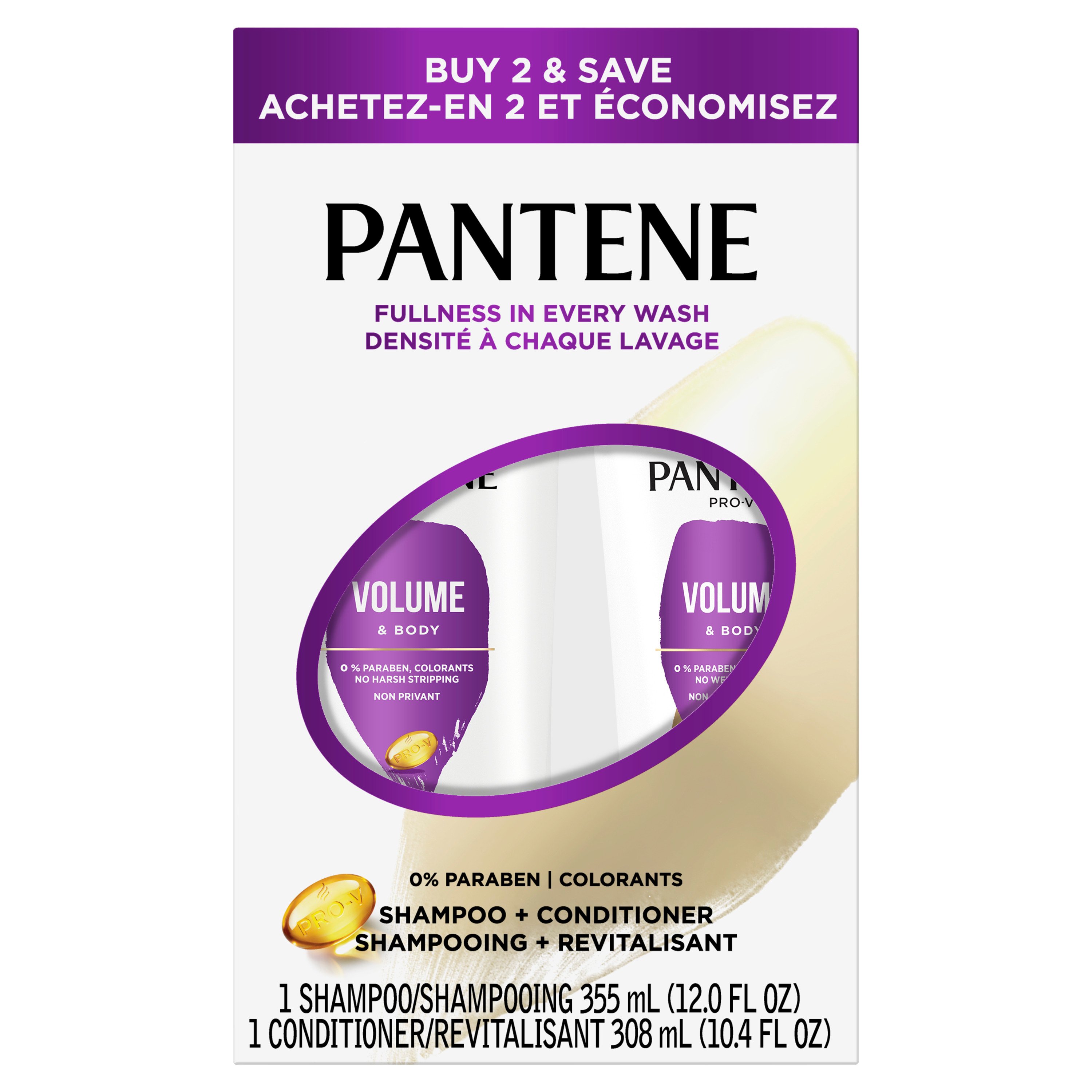 Pantene PRO-V Volume & Body Shampoo + Conditioner - Shop Shampoo &  Conditioner at H-E-B