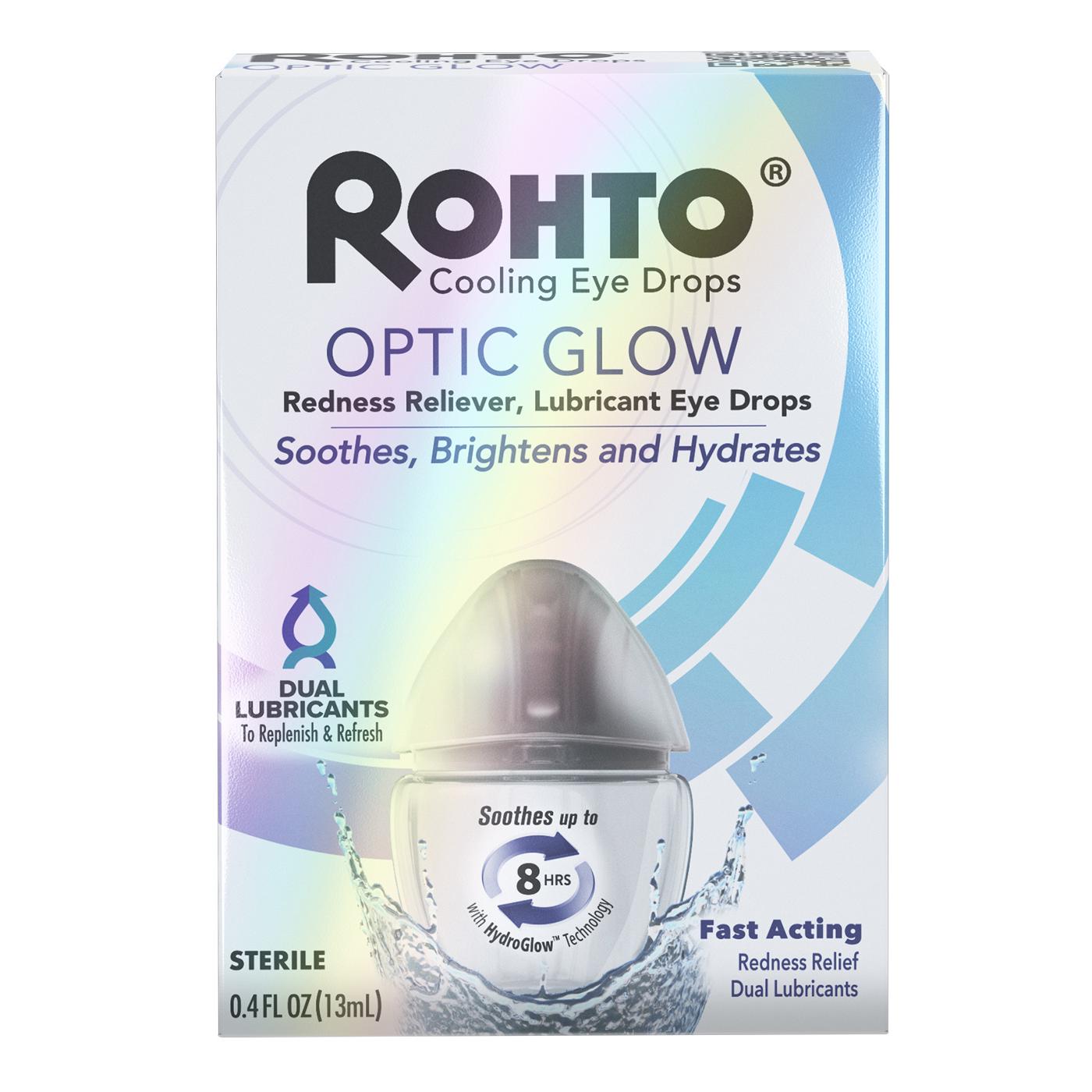 Rohto Optic Glow Lubricant Eye Drops; image 1 of 8