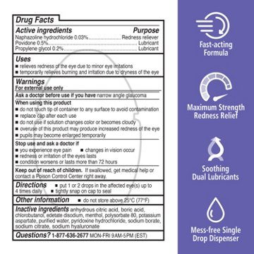 Rohto Optic Glow Lubricant Eye Drops, 0.4 oz