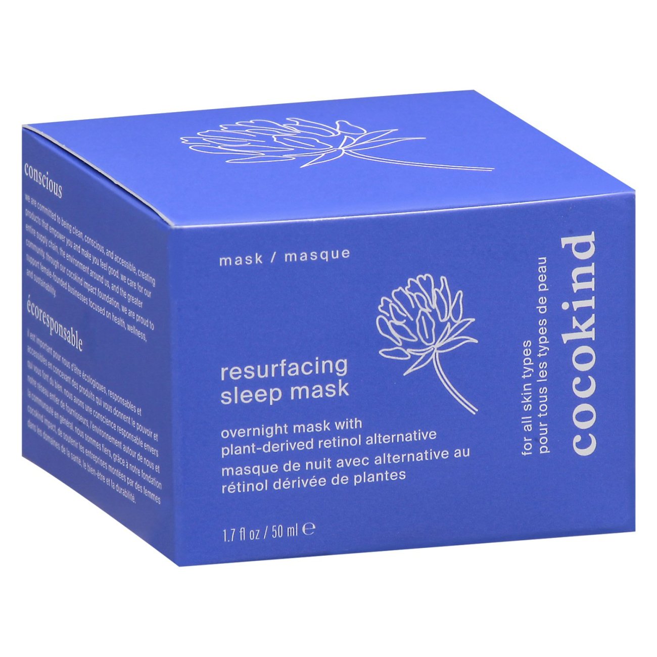 Cocokind Resurfacing Sleep Mask Shop Facial masks & treatments at HEB