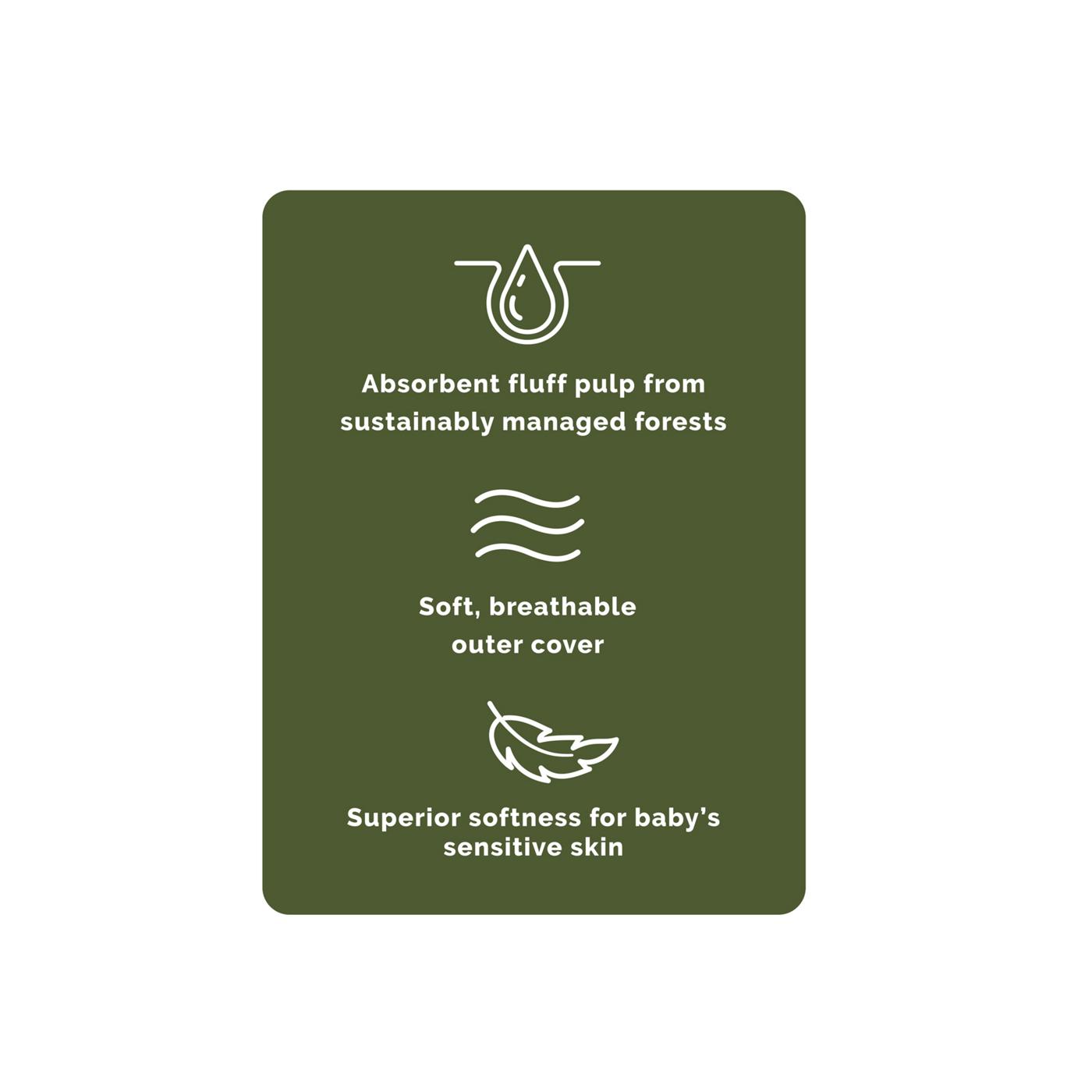 Field & Future by H-E-B Jumbo Pack Baby Diapers  - Size 2; image 6 of 6