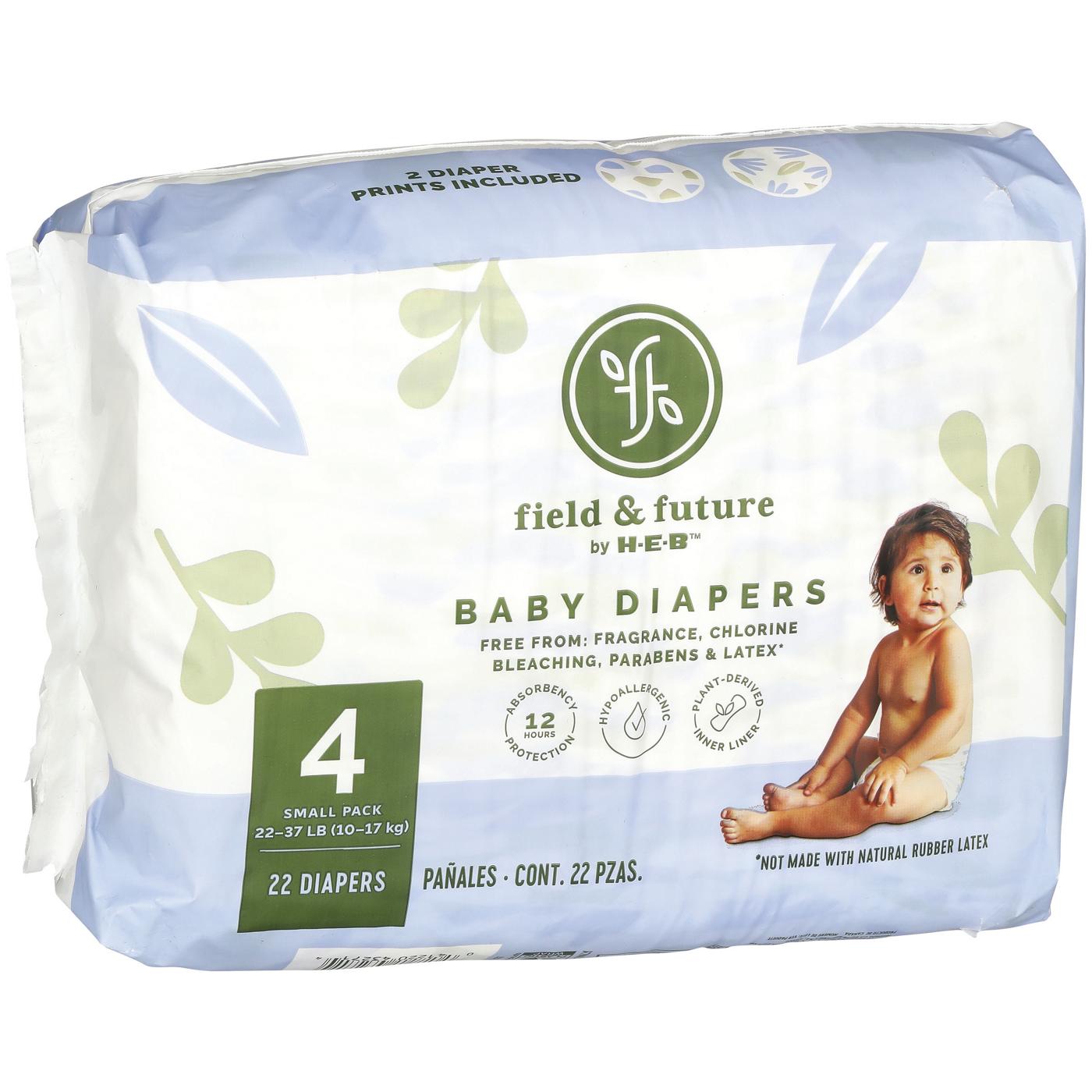 Field & Future by H-E-B Jumbo Pack Baby Diapers  - Size 4; image 2 of 2
