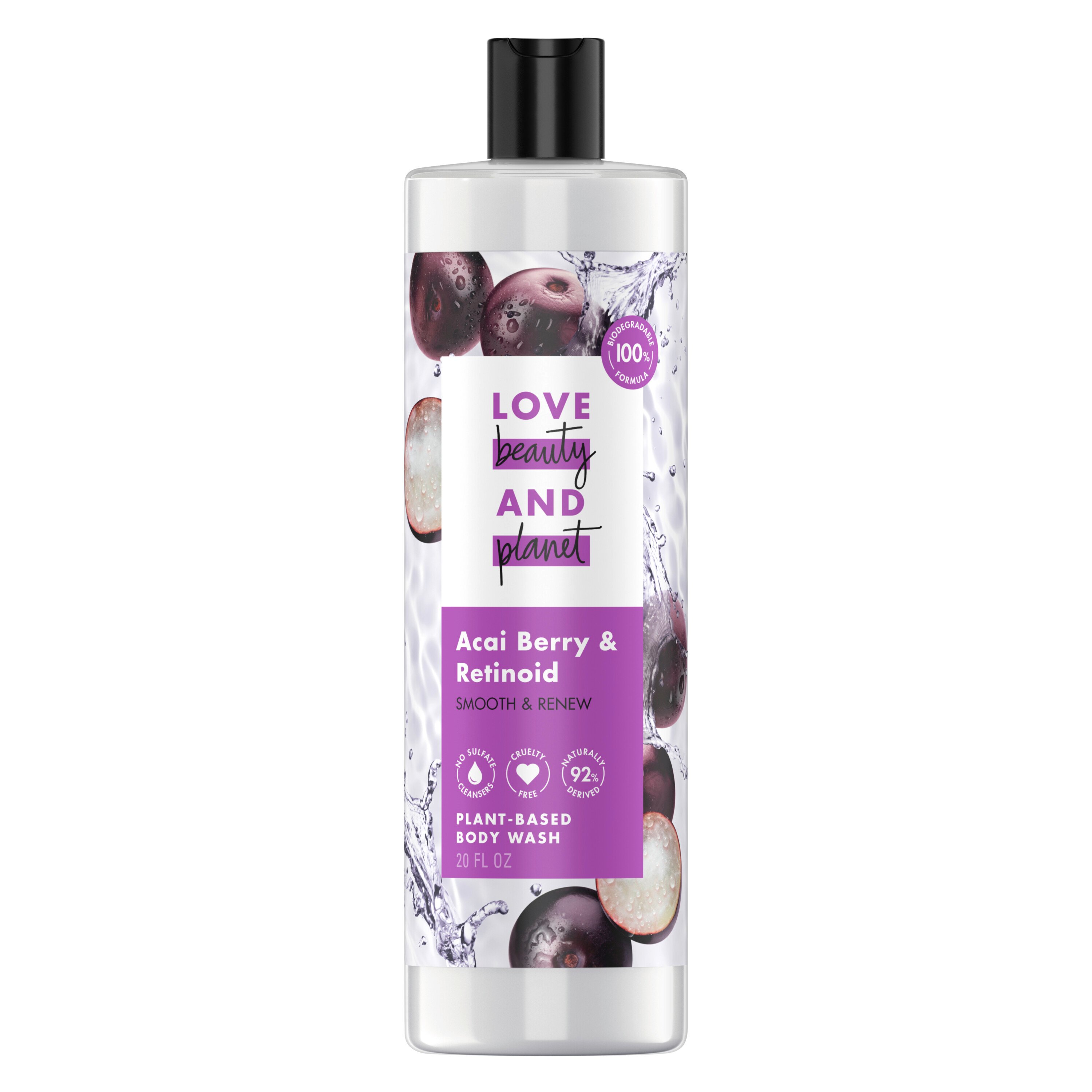 Love Beauty and Acai Berry + Retinoid Body Wash Shop Body Wash