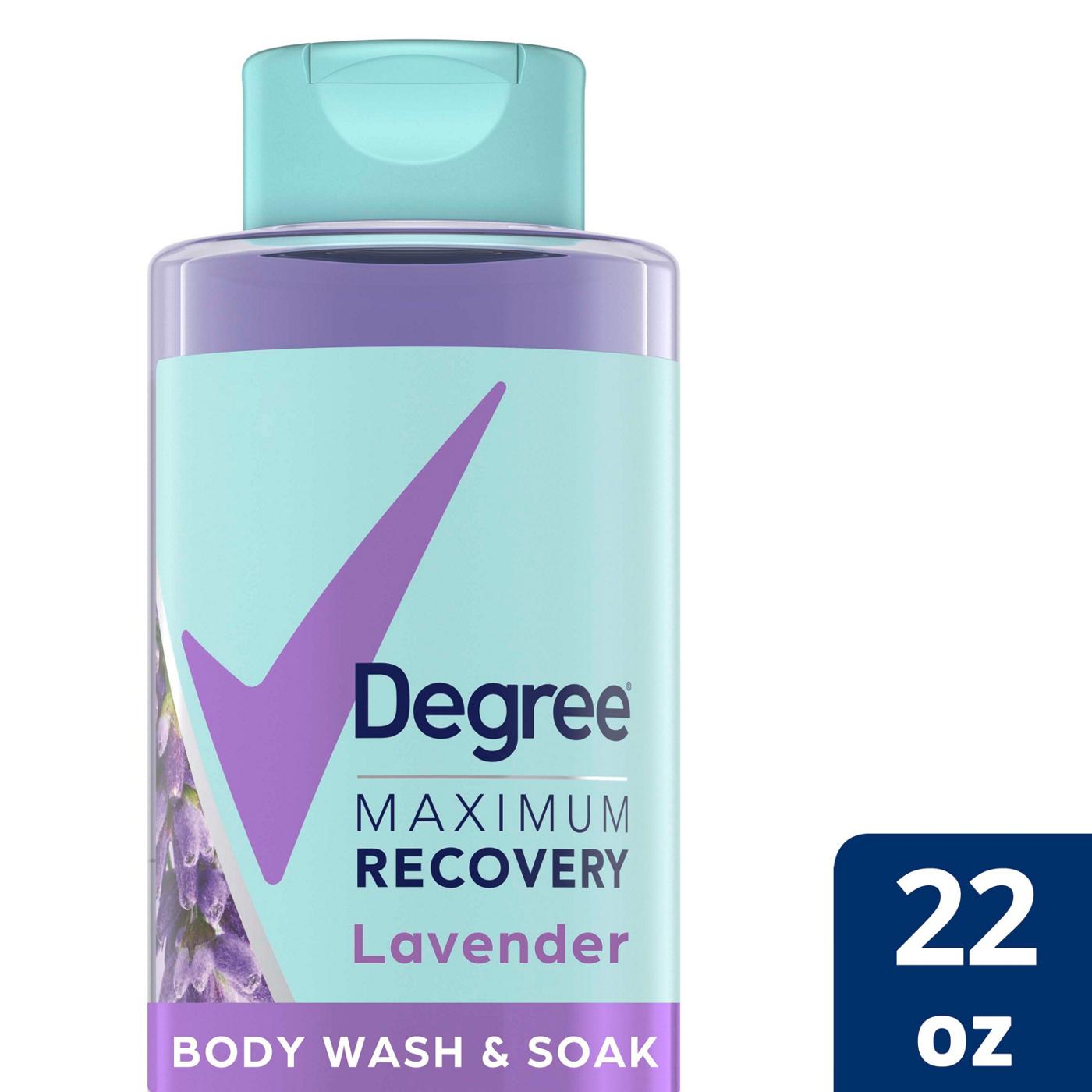 Degree Maximum Recovery Lavender Extract + Epsom Salt + Electrolytes Body Wash & Soak; image 3 of 3