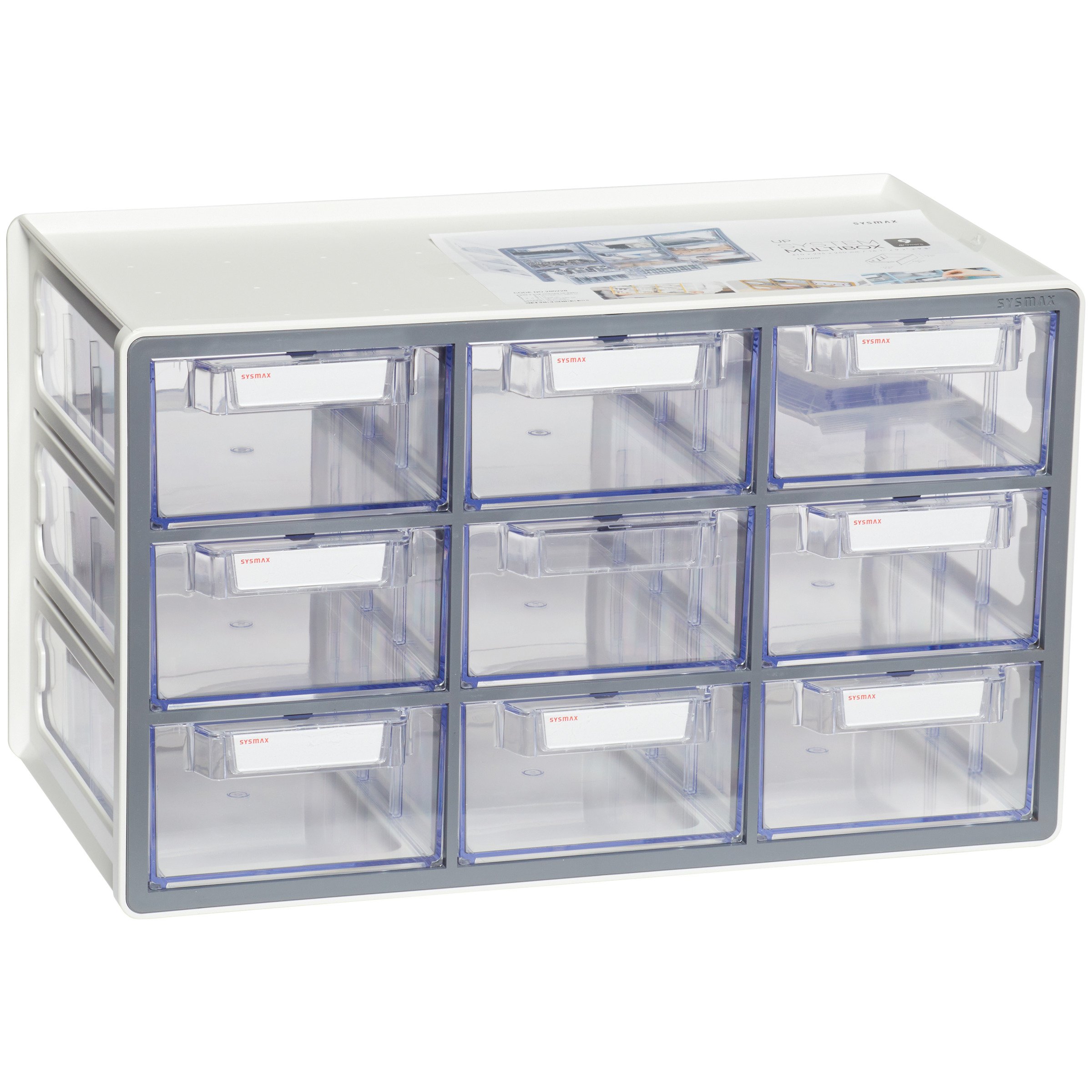 Sysmax 9-Compartment Multi Storage Box