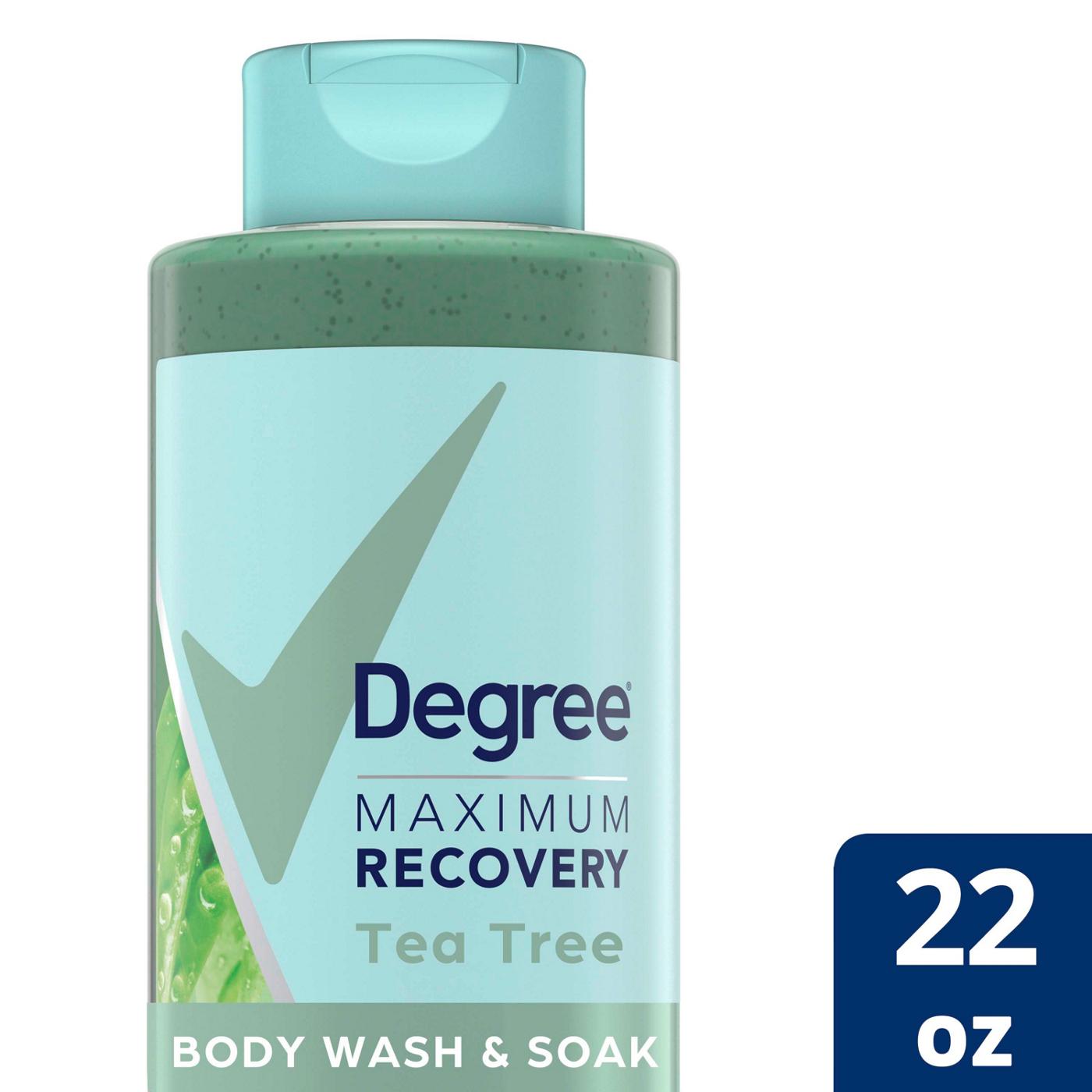 Degree Body Wash & Soak - Exfoliating Tea Tree + Epsom Salt + Electrolytes; image 3 of 3