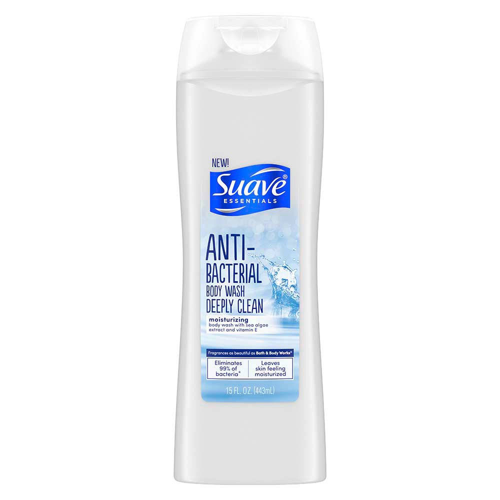 Suave Essentials AntiBacterial Deeply Clean Body Wash Shop Bath