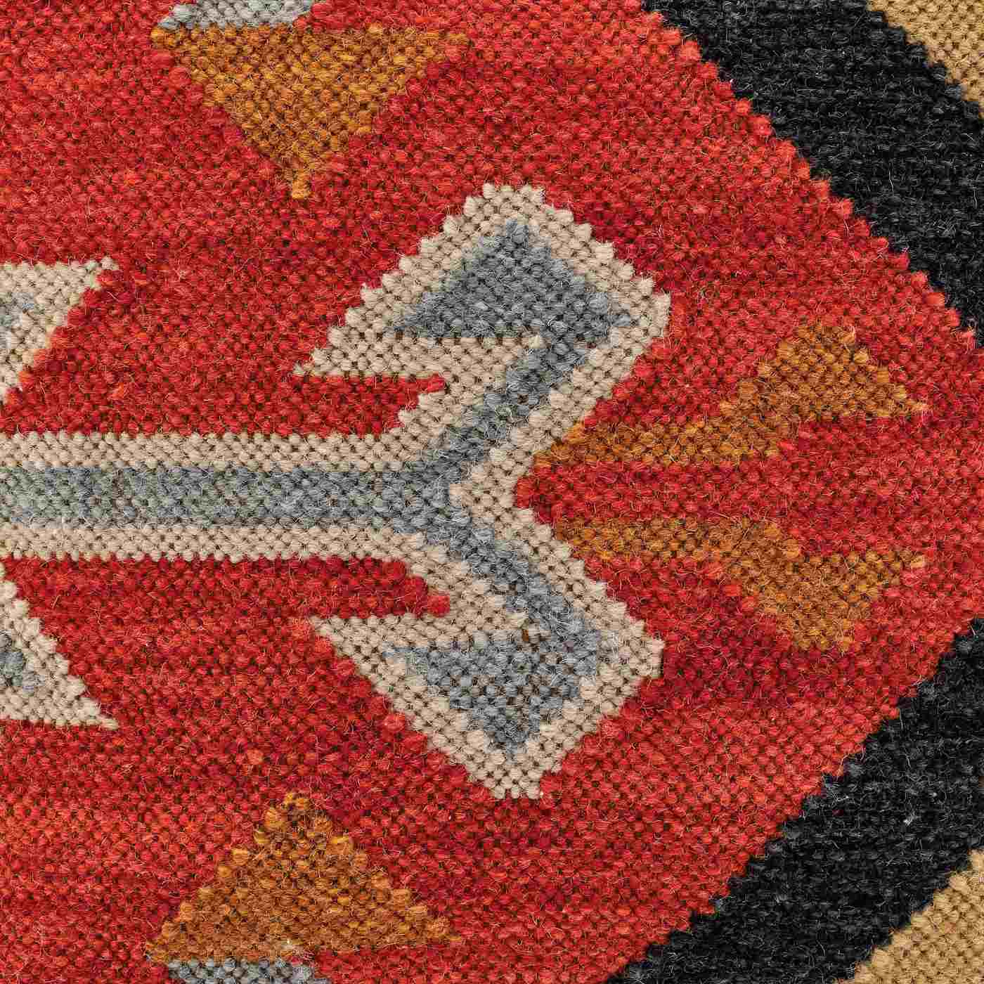 Haven + Key Kilim Throw Pillow – Multicolored; image 3 of 3