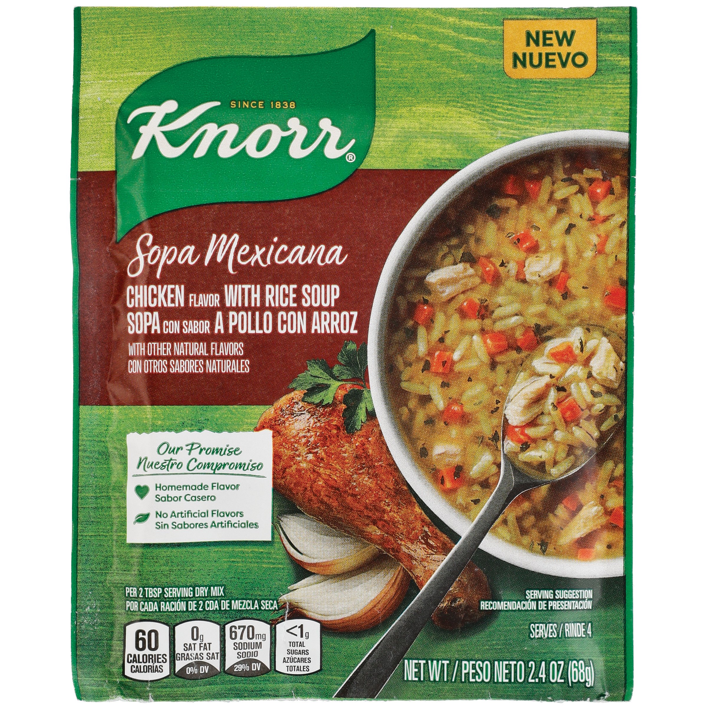 Knorr Sopa Mexicana Chicken With Rice Soup Shop Soups And Chili At H E B 5179