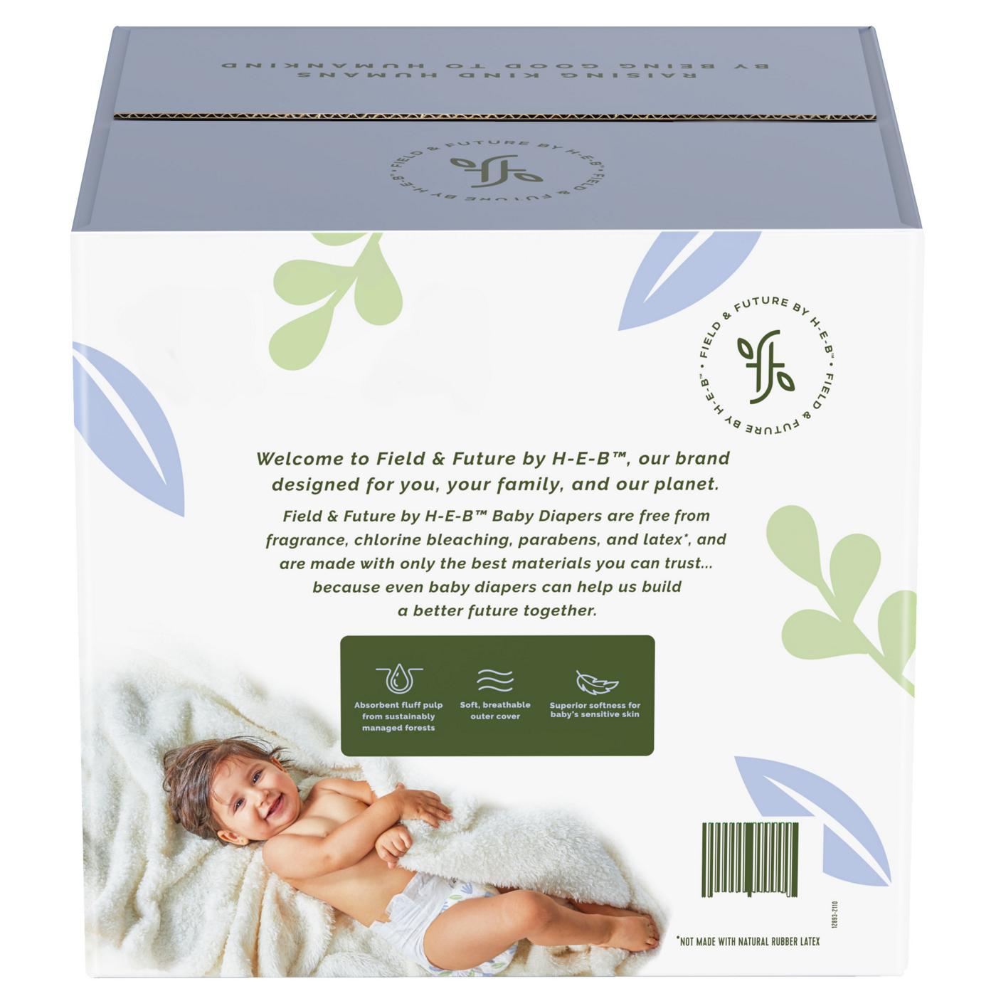 Field & Future by H-E-B Plus Pack Baby Diapers  - Size 4; image 5 of 6