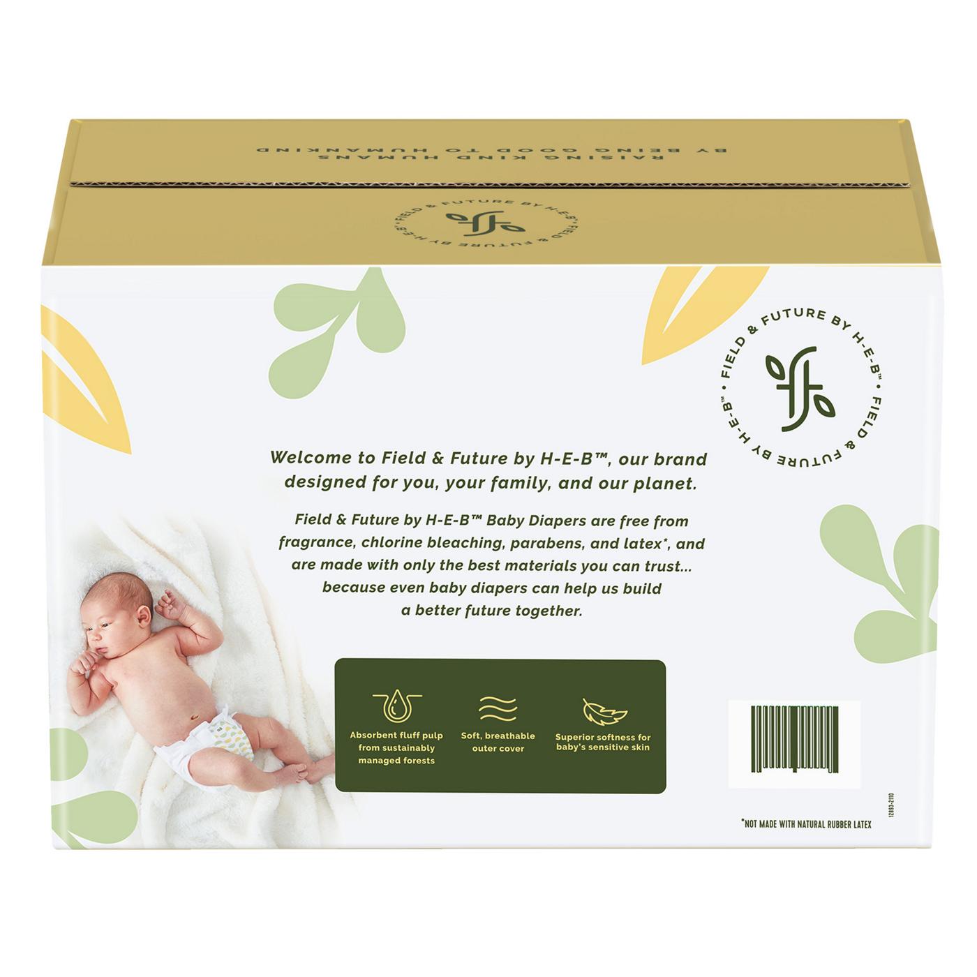 Field & Future by H-E-B Value Pack Baby Diapers - Newborn; image 4 of 6