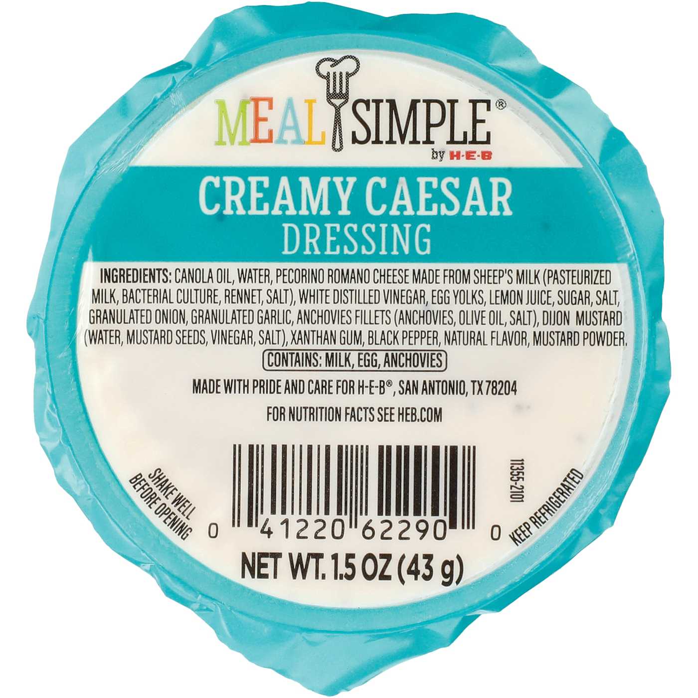 Meal Simple by H-E-B Creamy Caesar Salad Dressing (Sold Cold); image 4 of 4