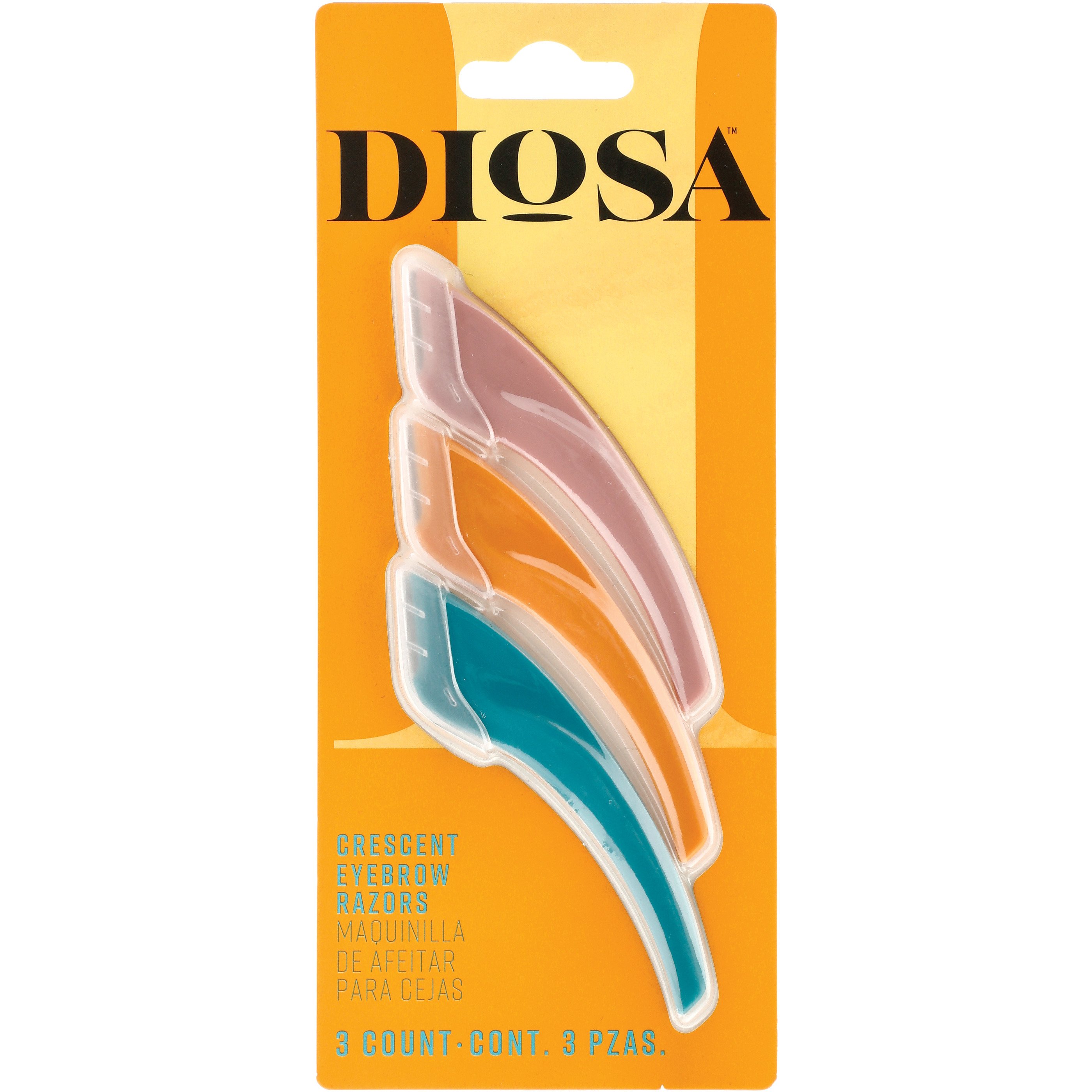 Diosa Crescent Eyebrow Razors Shop Makeup tools at HEB