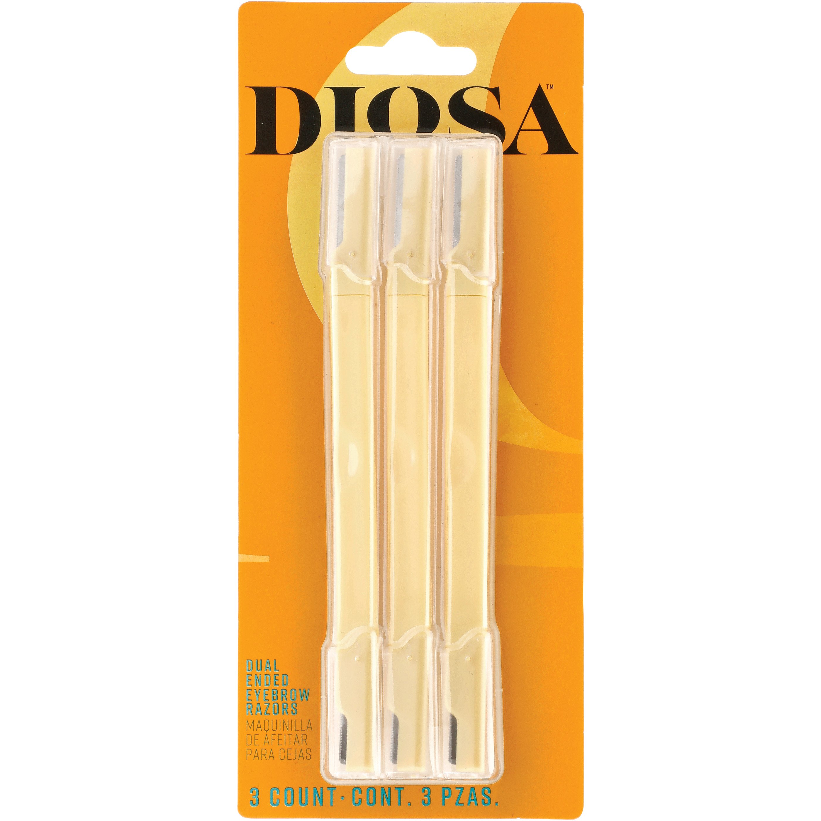 Diosa Dual Ended Eyebrow Razors Shop Makeup Tools at HEB