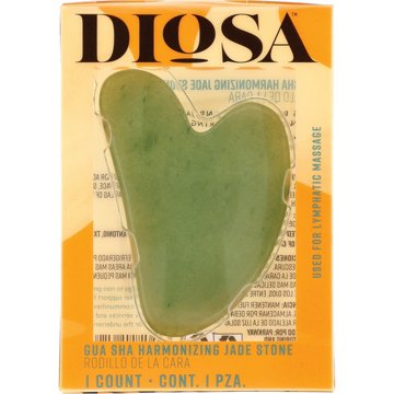 Diosa Gua Sha Jade Stone, 1-ct