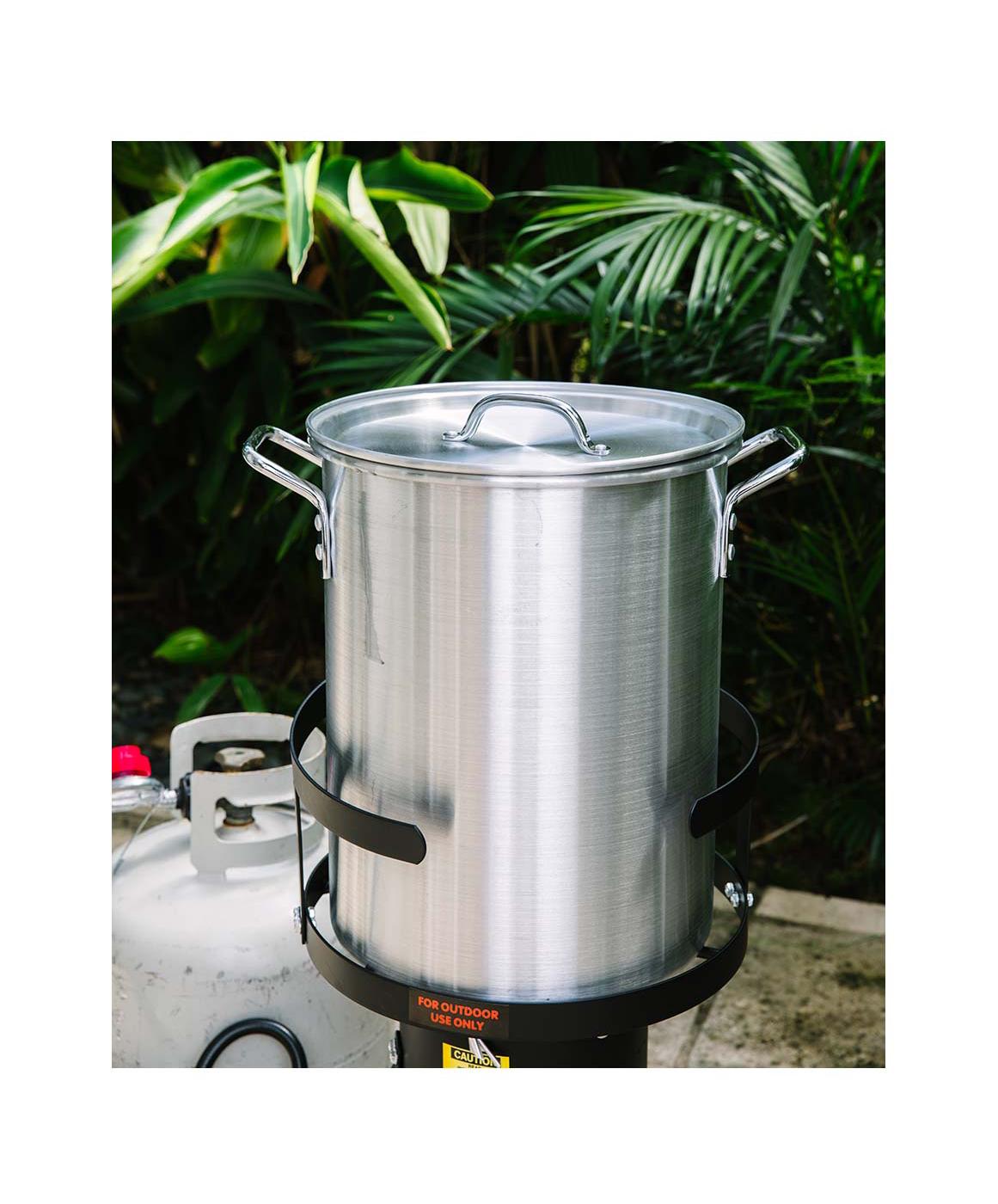 Cook Prep Eat Aluminum Turkey Fryer with Burner Kit Shop Stock pots