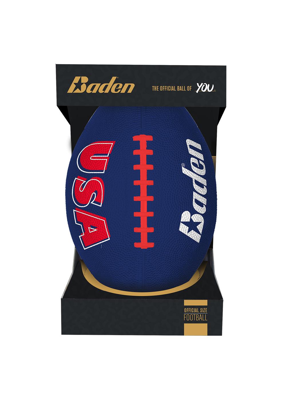 BADEN USA Official Size Rubber Football; image 2 of 3