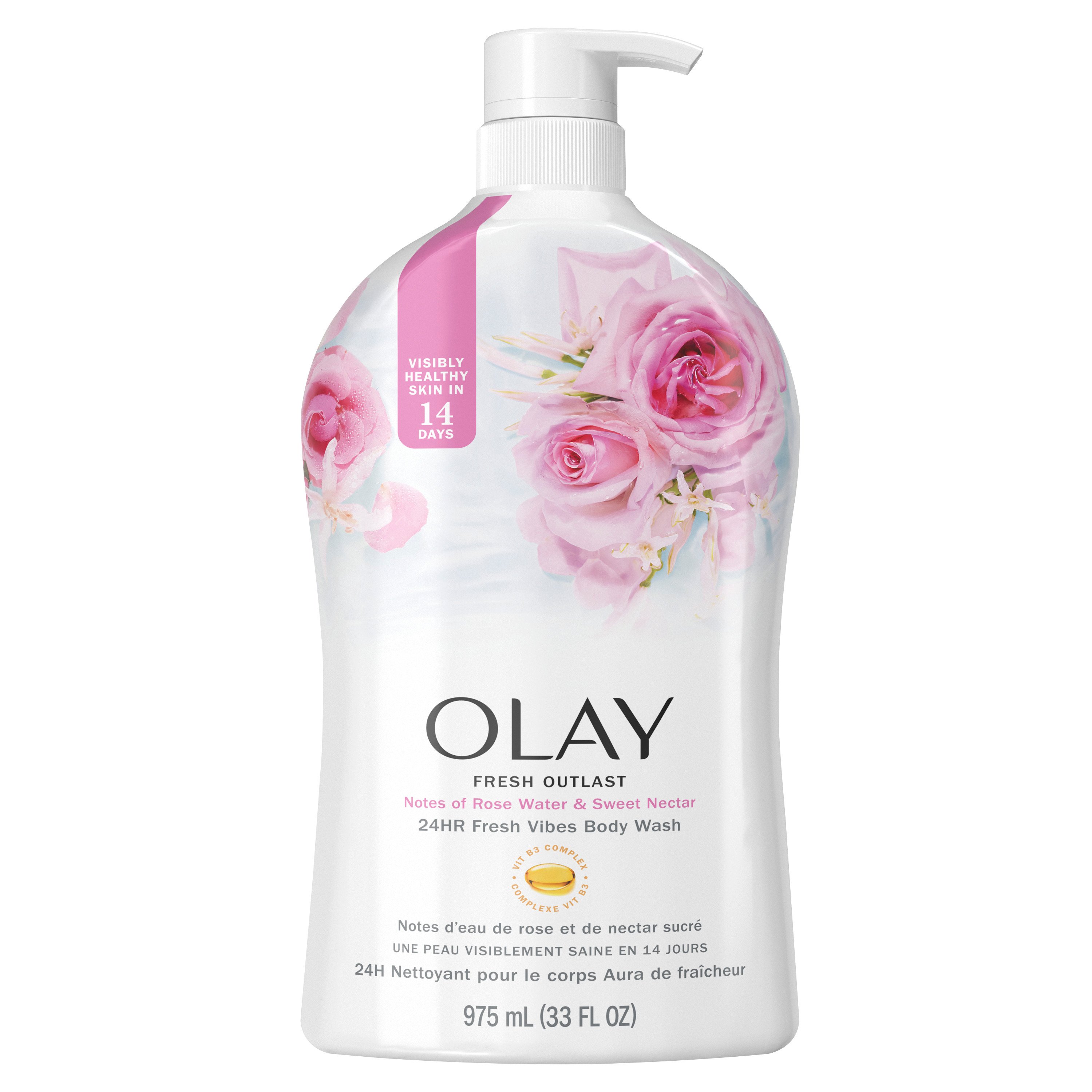 Olay Fresh Outlast Body Wash - Rose Water & Sweet Nectar - Shop Body ...