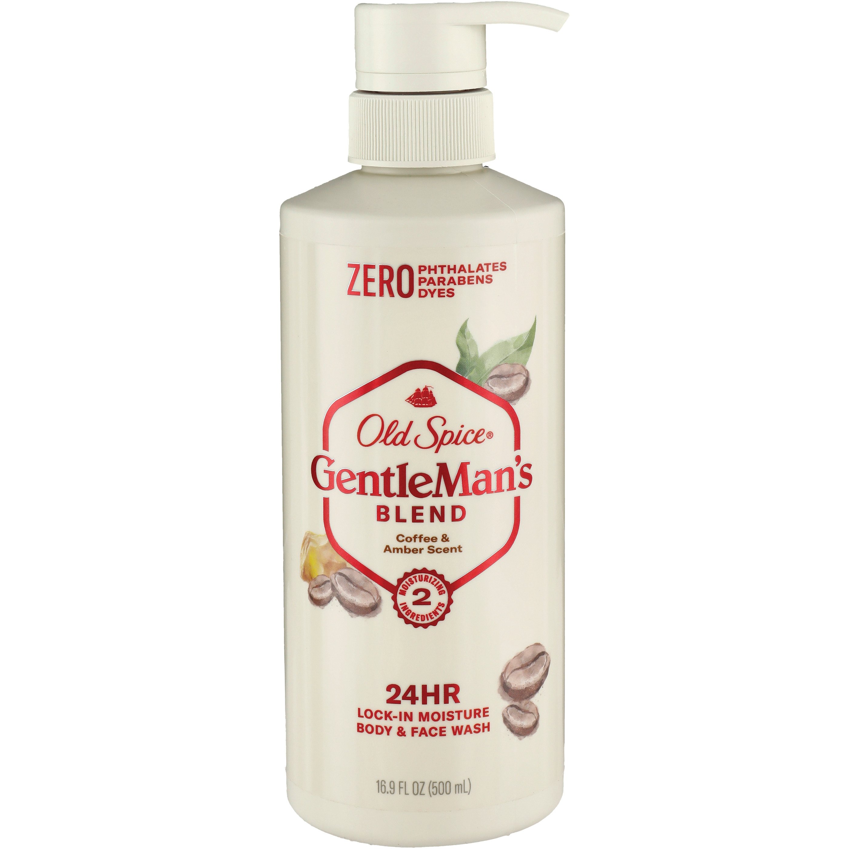 Old Spice Gentle Man's Blend Body & Face Wash Coffee & Amber Shop Body wash at HEB