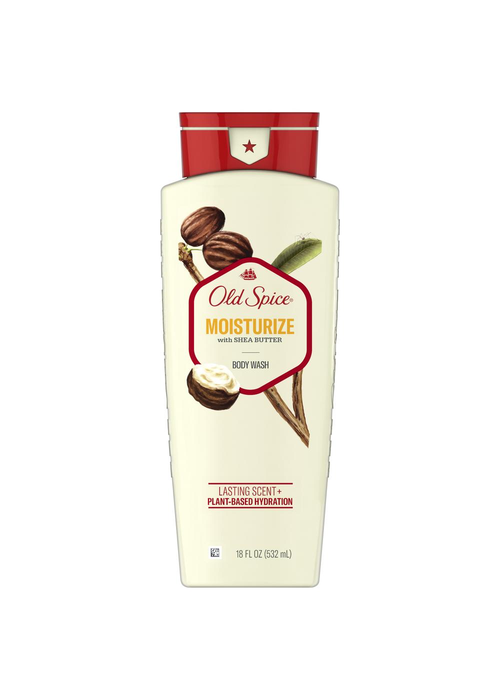 Old Spice Body Wash - Moisturize + Shea Butter; image 1 of 6