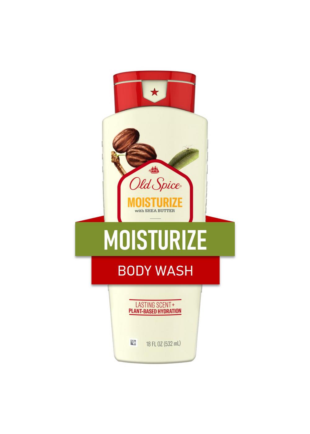 Old Spice Body Wash - Moisturize + Shea Butter; image 2 of 6