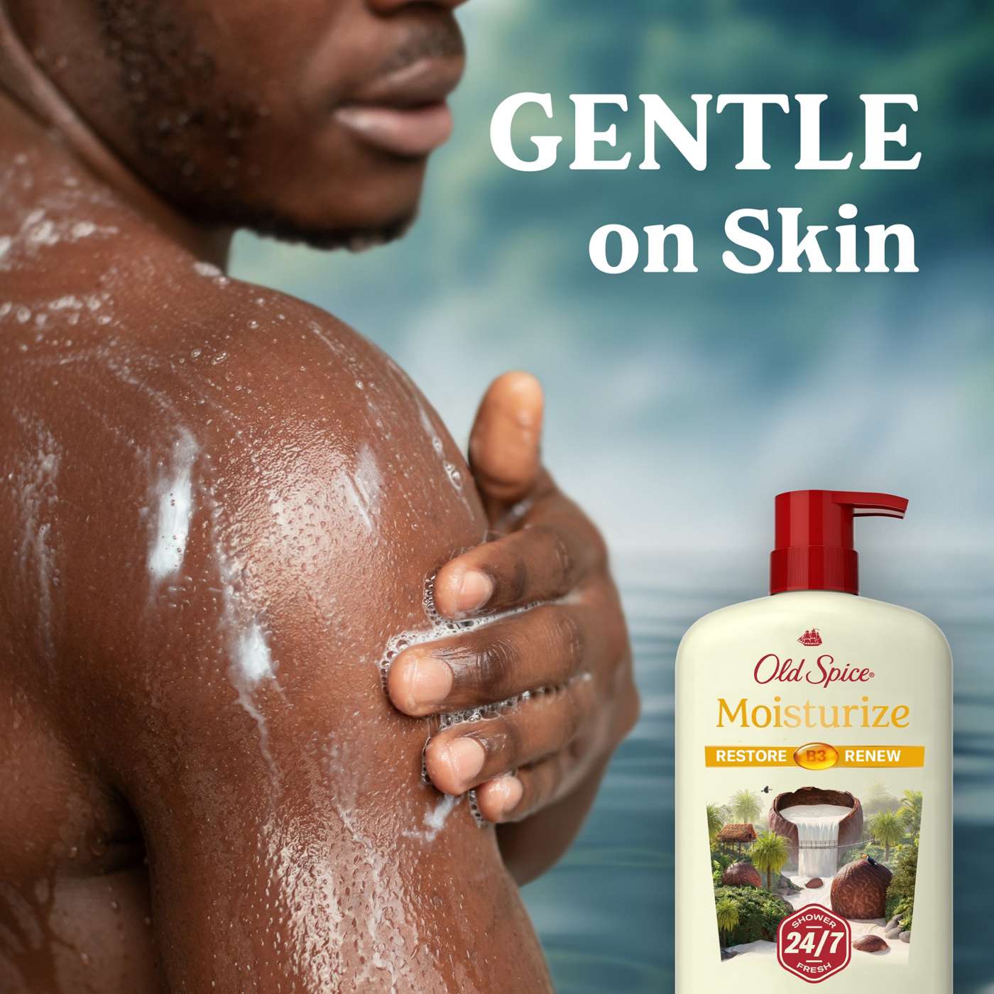 Old Spice Body Wash - Moisturize + Shea Butter; image 2 of 9