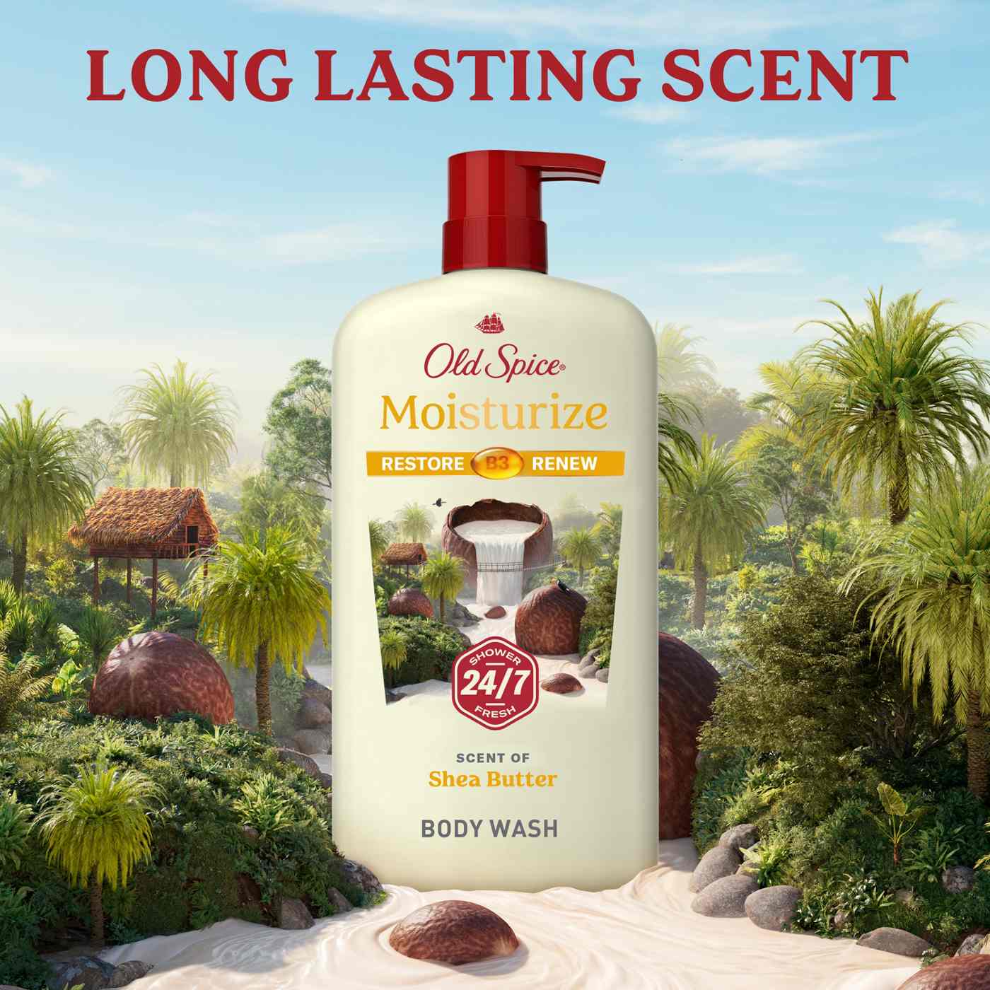 Old Spice Body Wash - Moisturize + Shea Butter; image 9 of 9