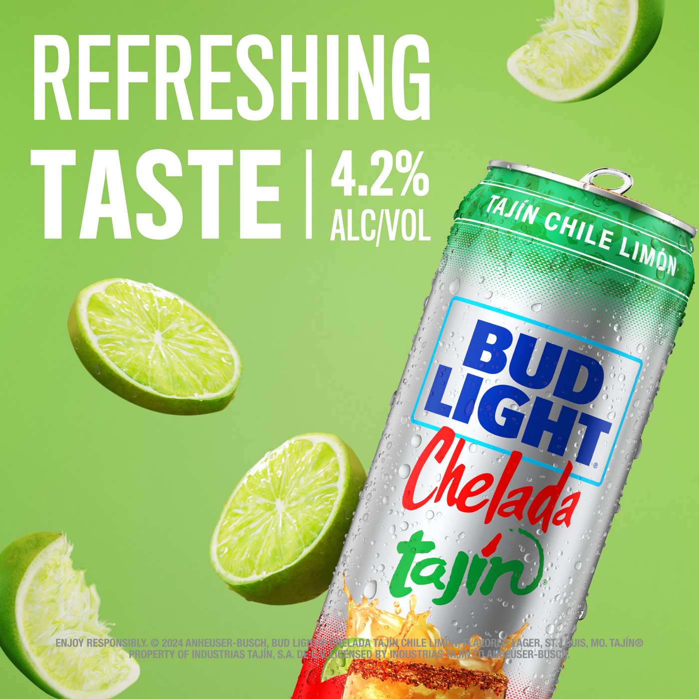 Bud Light Chelada Tajin Chile Limon Lager Beer; image 2 of 7