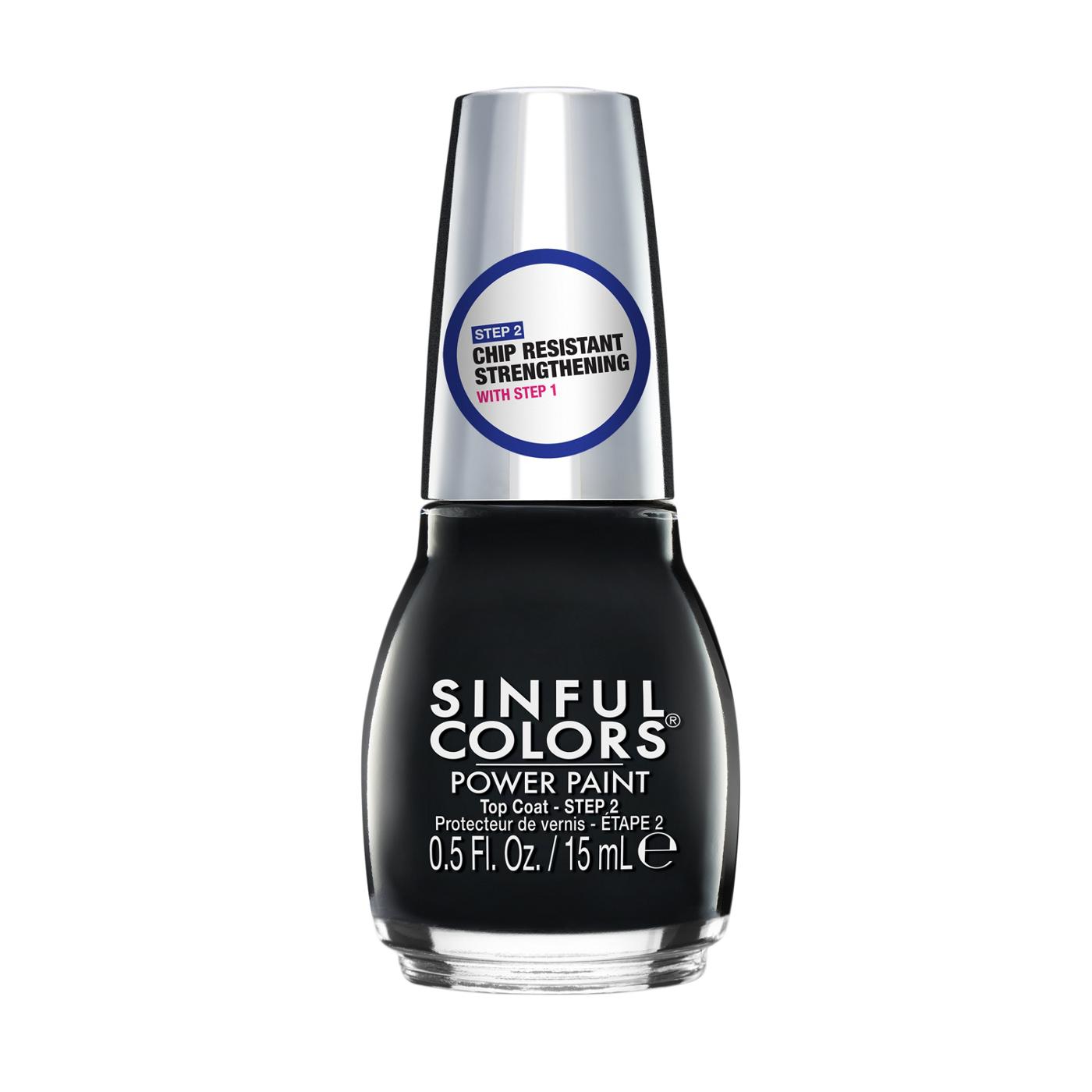 Sinful Colors Power Paint Nail Polish Strengthening Top Coat; image 1 of 4