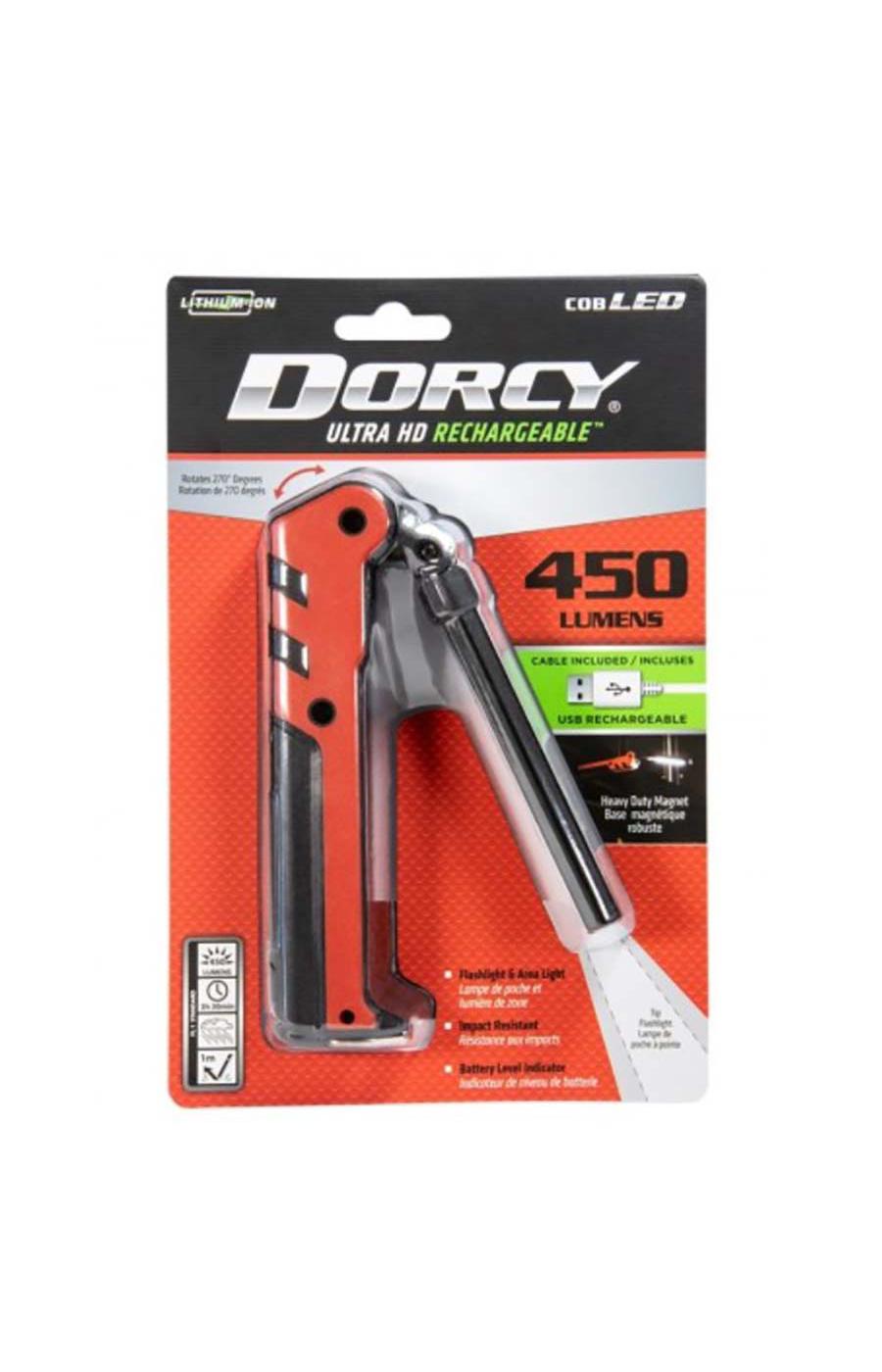 Dorcy Ultra HD Series USB Swivel Head Worklight/Flashlight; image 2 of 5