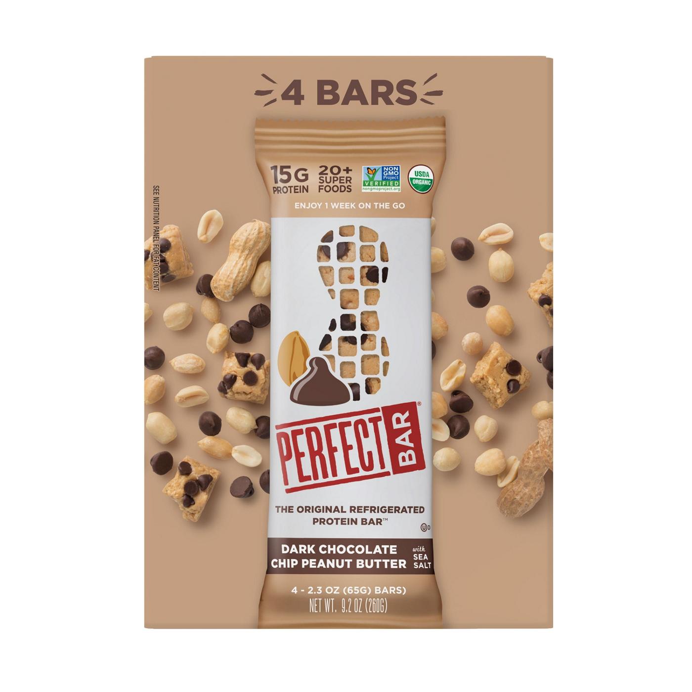Perfect Bar 15g Protein Bars - Dark Chocolate Chip Peanut Butter; image 1 of 7