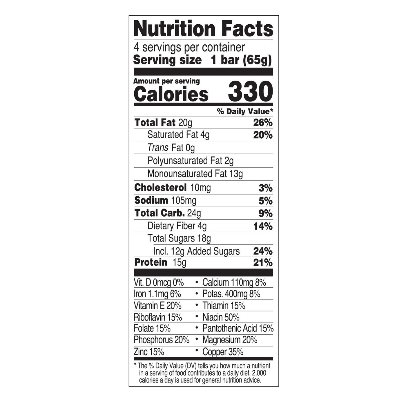 Perfect Bar 15g Protein Bars - Dark Chocolate Chip Peanut Butter; image 2 of 7