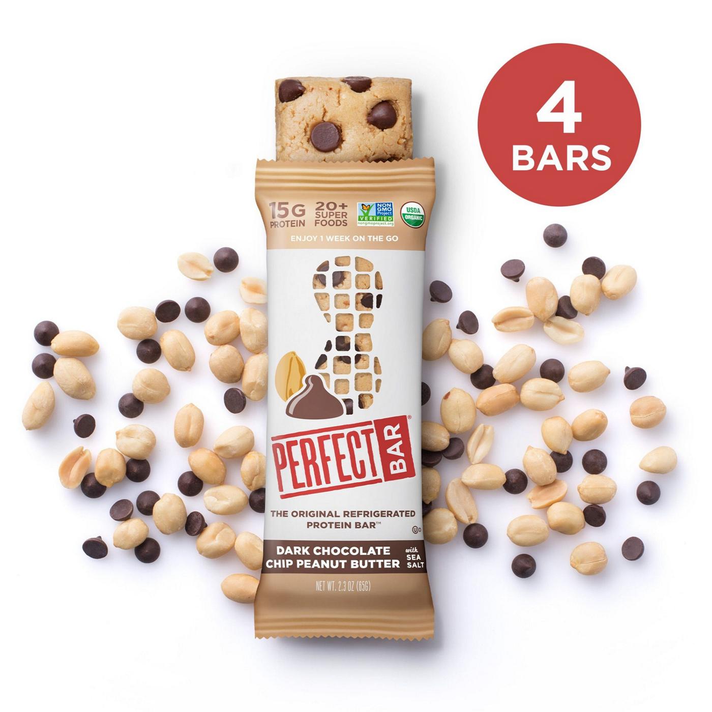 Perfect Bar 15g Protein Bars - Dark Chocolate Chip Peanut Butter; image 4 of 7