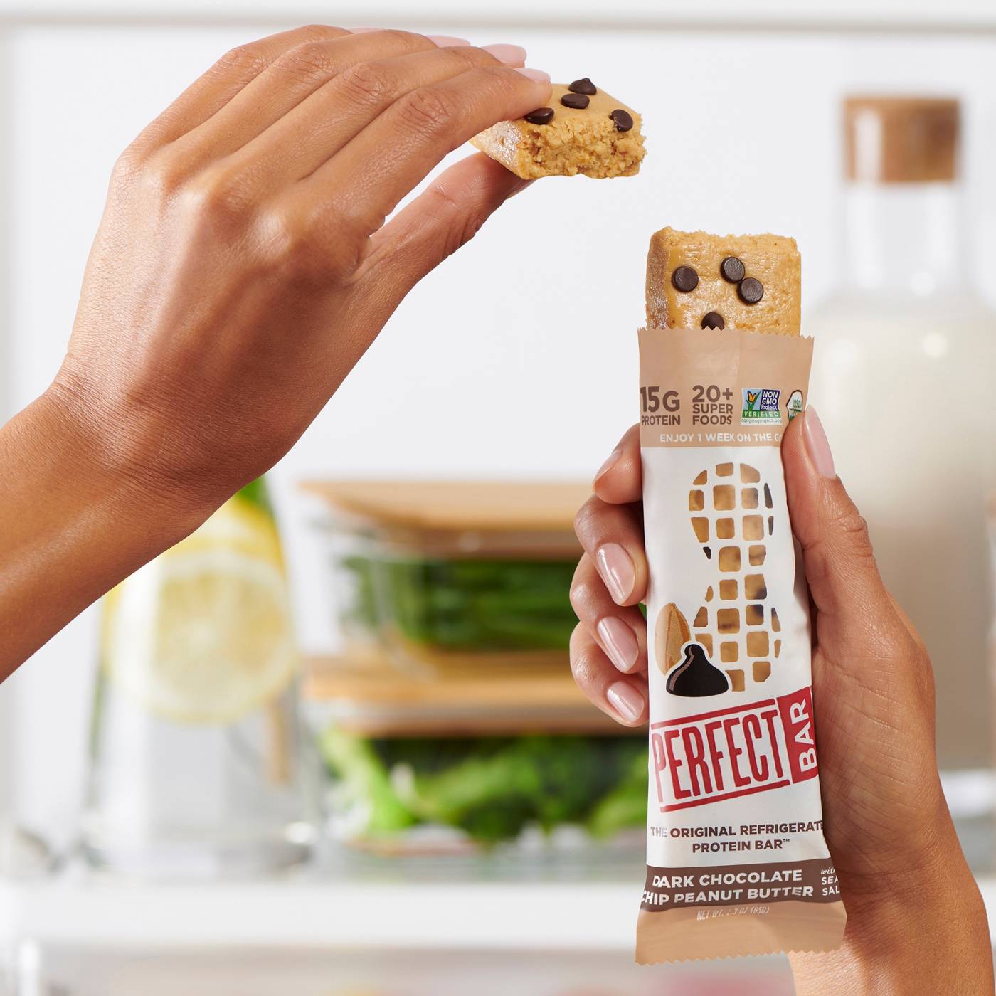 Perfect Bar 15g Protein Bars - Dark Chocolate Chip Peanut Butter; image 4 of 9