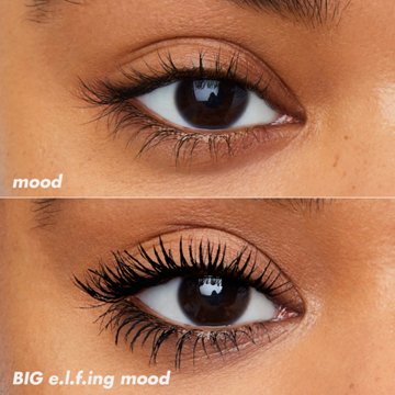 e.l.f. Big Mood Mega Volume & Lifting Mascara - Pitch Black