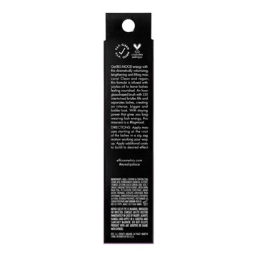 e.l.f. Big Mood Mega Volume & Lifting Mascara - Pitch Black