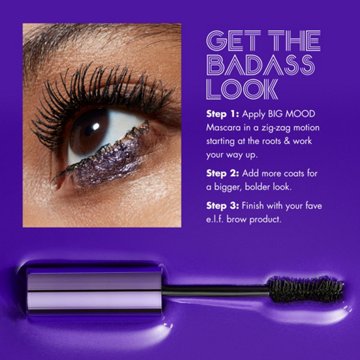 e.l.f. Big Mood Mega Volume & Lifting Mascara - Pitch Black